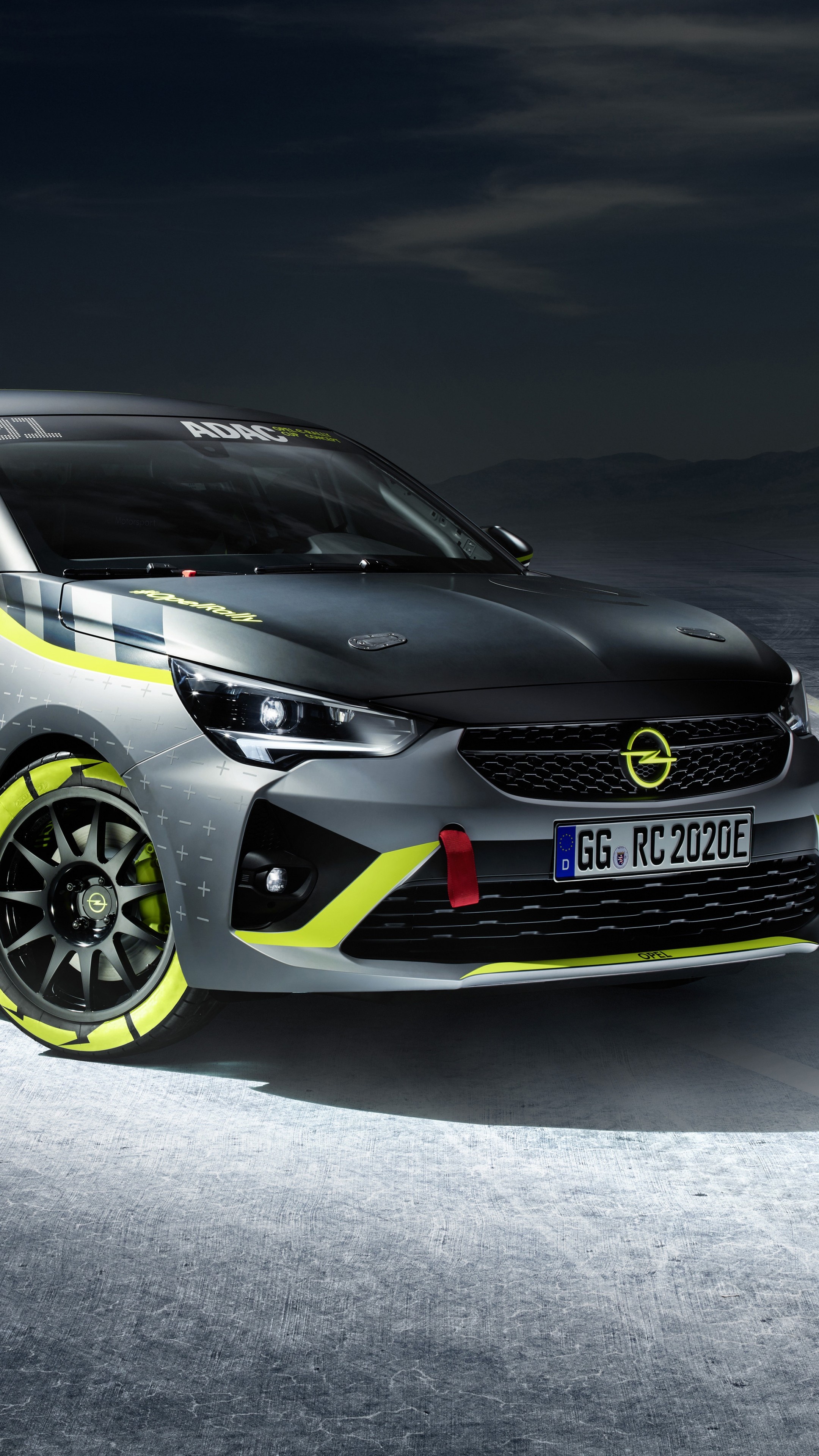 Opel Corsa E Rally, Electric cars, Red, Cars and bikes, 2160x3840 4K Phone