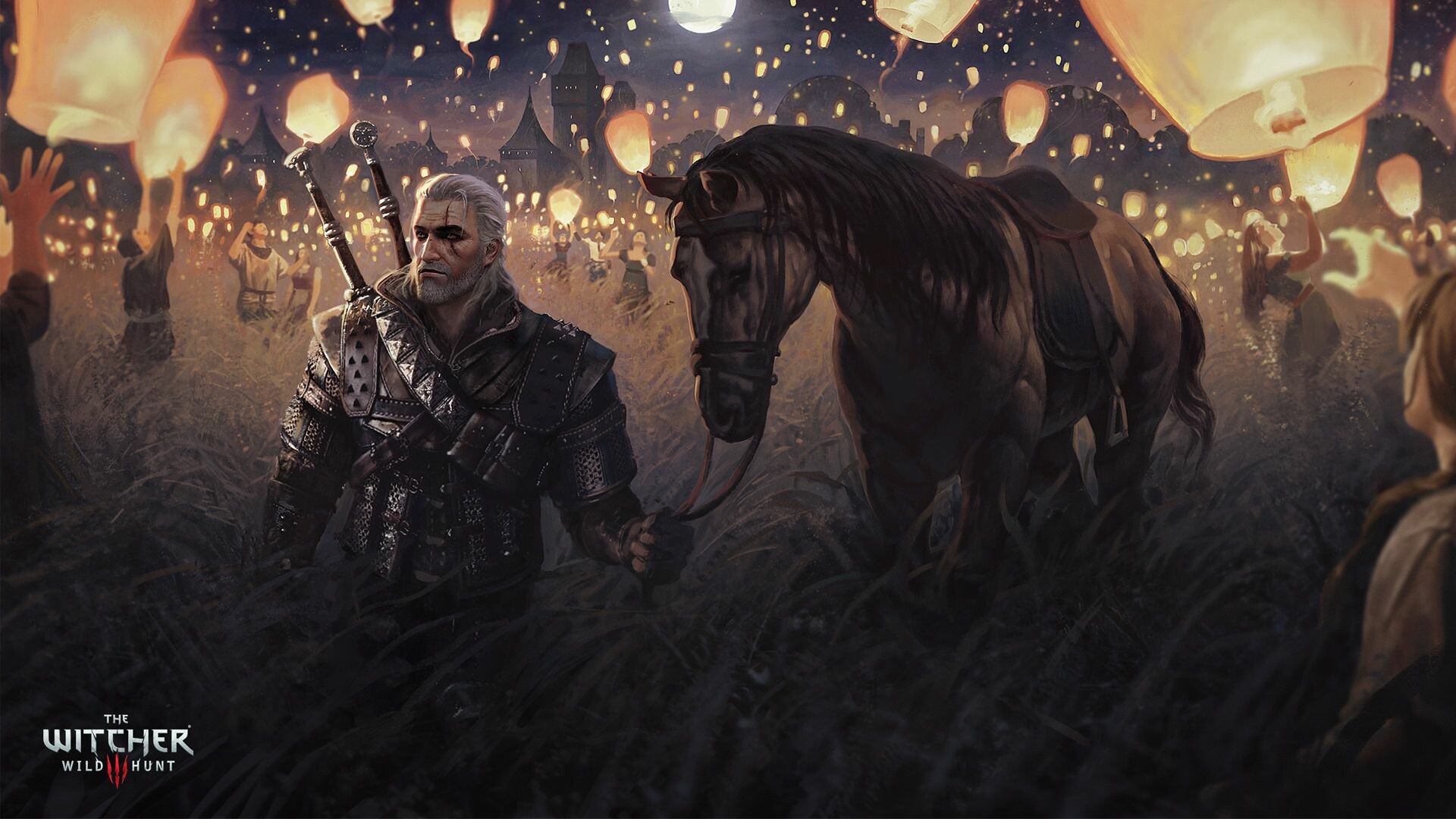 The Witcher (Game): Geralt's adventures continue in a non-canonical version by CD Projekt Red's video game trilogy. 1920x1080 Full HD Wallpaper.