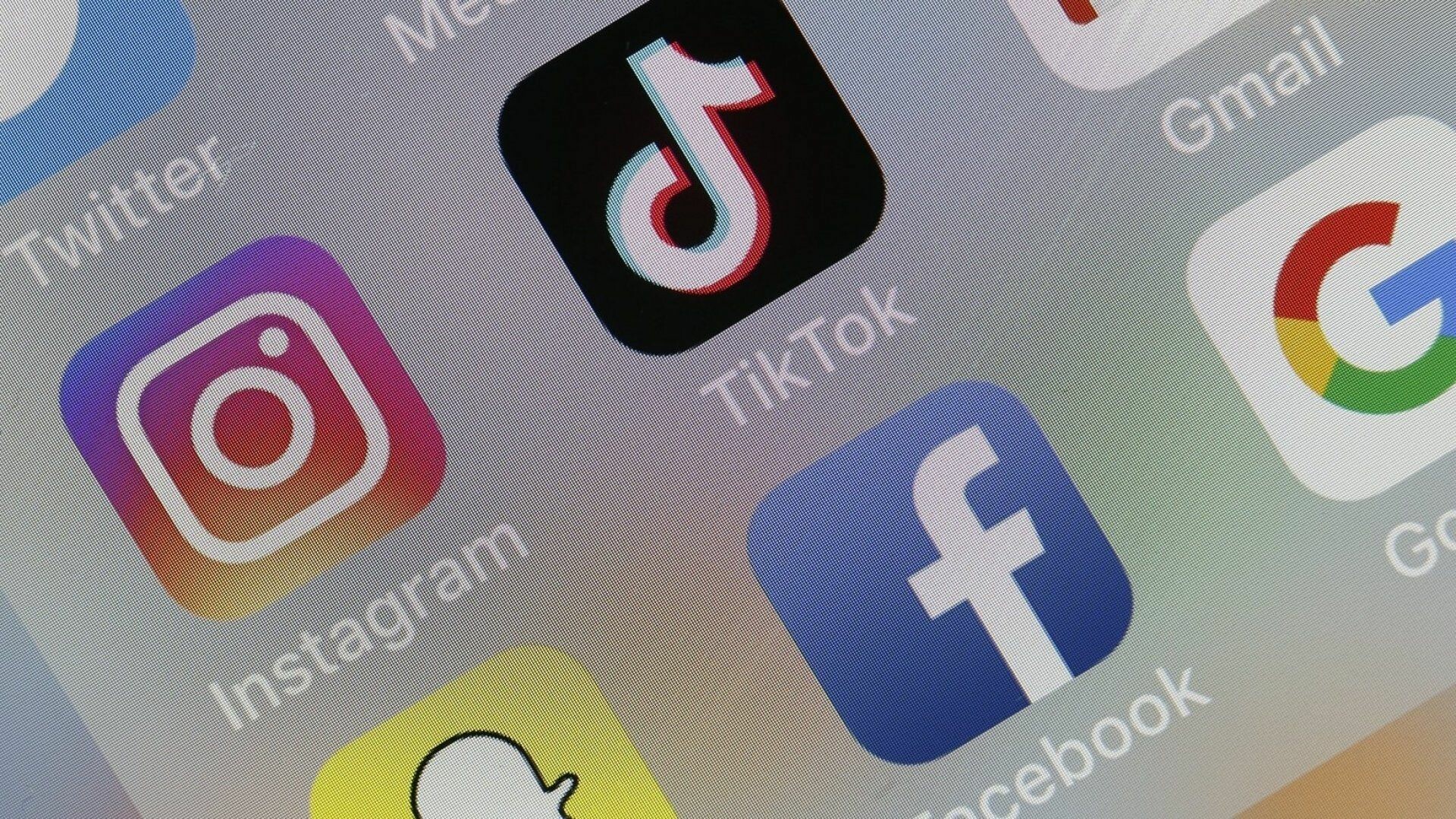 TikTok: A social media platform targeted at young mobile phone users, Apps. 1920x1080 Full HD Wallpaper.