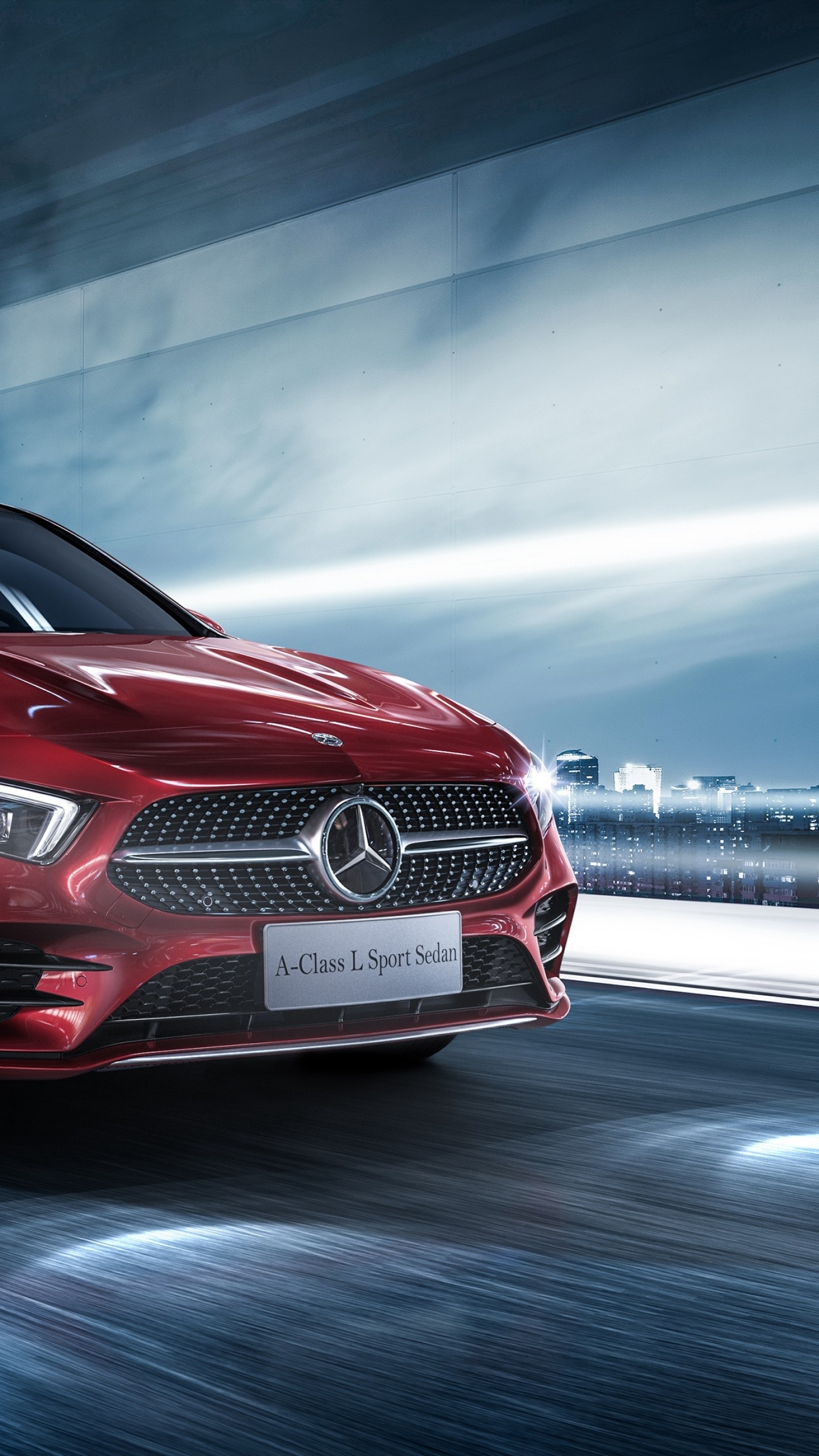 Mercedes-Benz A-Class, Sedan 2019, Luxury compact car, Cars & Bikes, 1440x2560 HD Handy