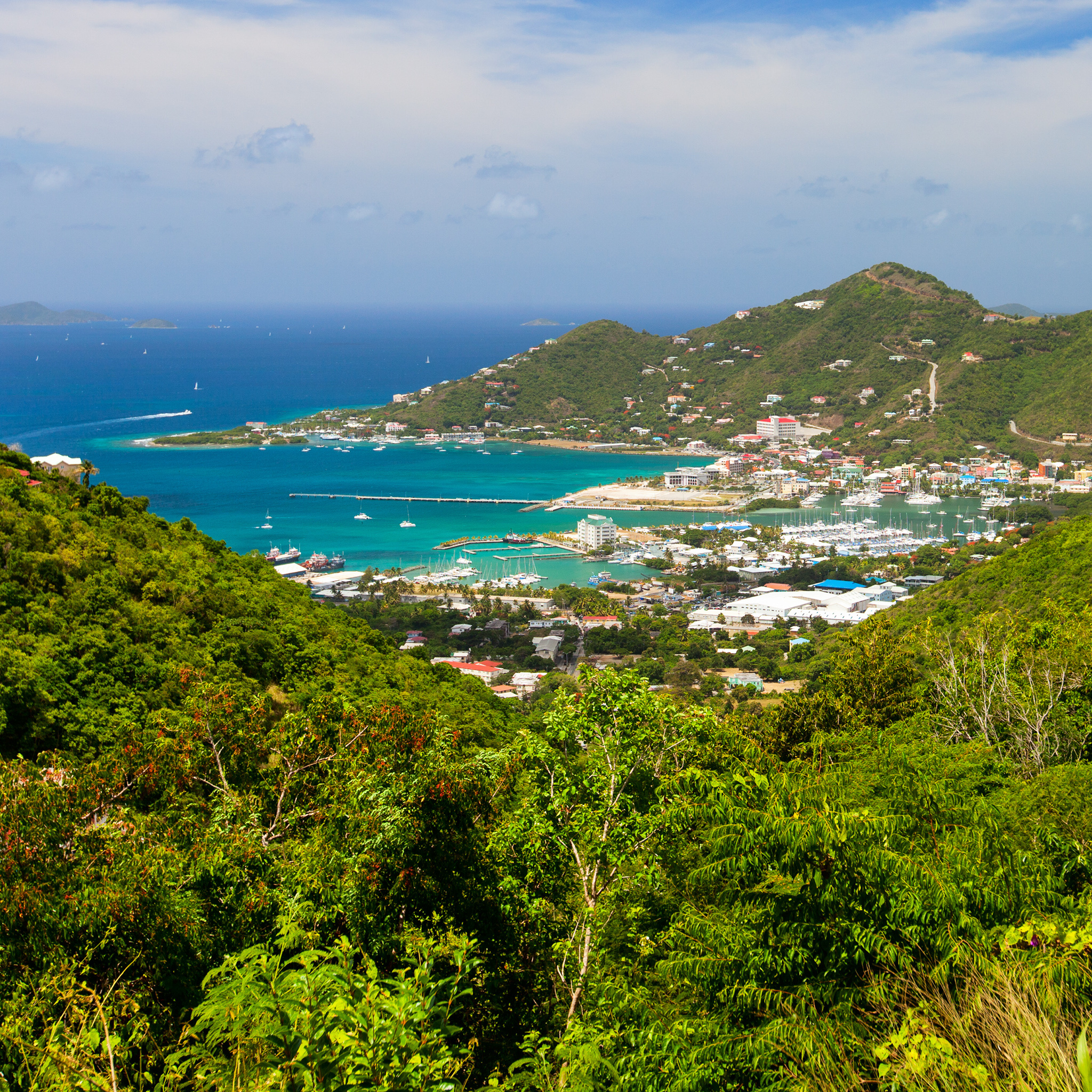 Road Town, Incredible Things, Tortola, Caribbean, 2050x2050 HD Phone