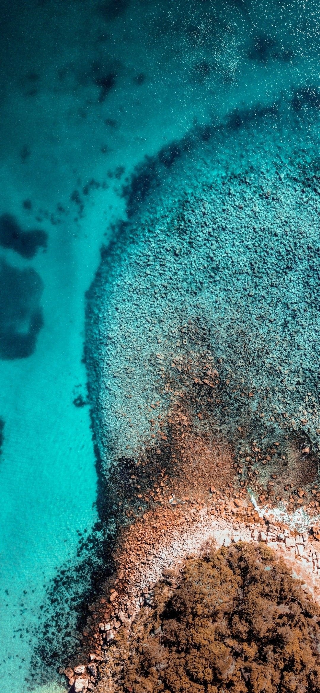 Ocean-inspired wallpaper, Phone aesthetics, Cool artistic design, Tranquil imagery, 1080x2340 HD Phone