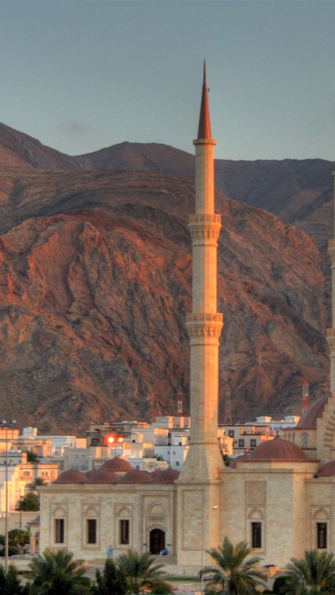 Oman: The Batinah plain running southeast of the country. 1080x1920 Full HD Wallpaper.