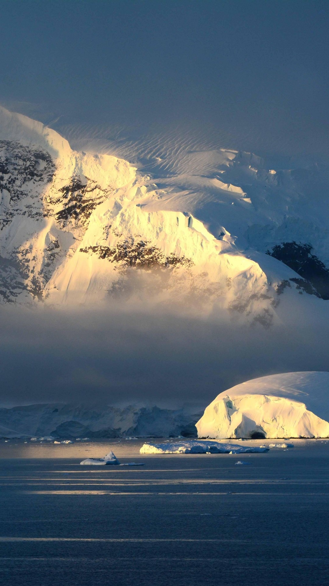 Snowy iceberg, Mountain nature, HD wallpaper, 13473, 1080x1920 Full HD Phone