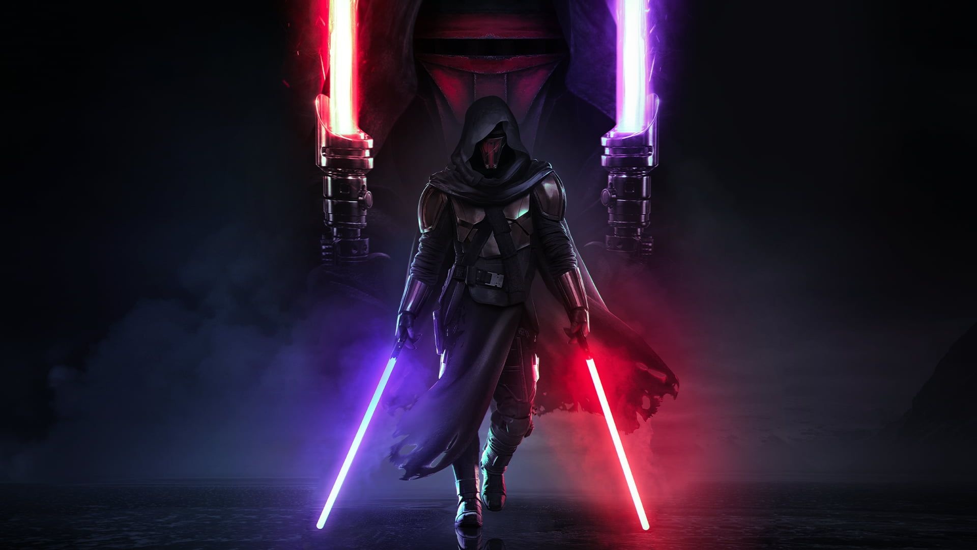 Darth Revan: Star Wars, Earned the Cross of Glory and the title of Prodigal Knight. 1920x1080 Full HD Background.