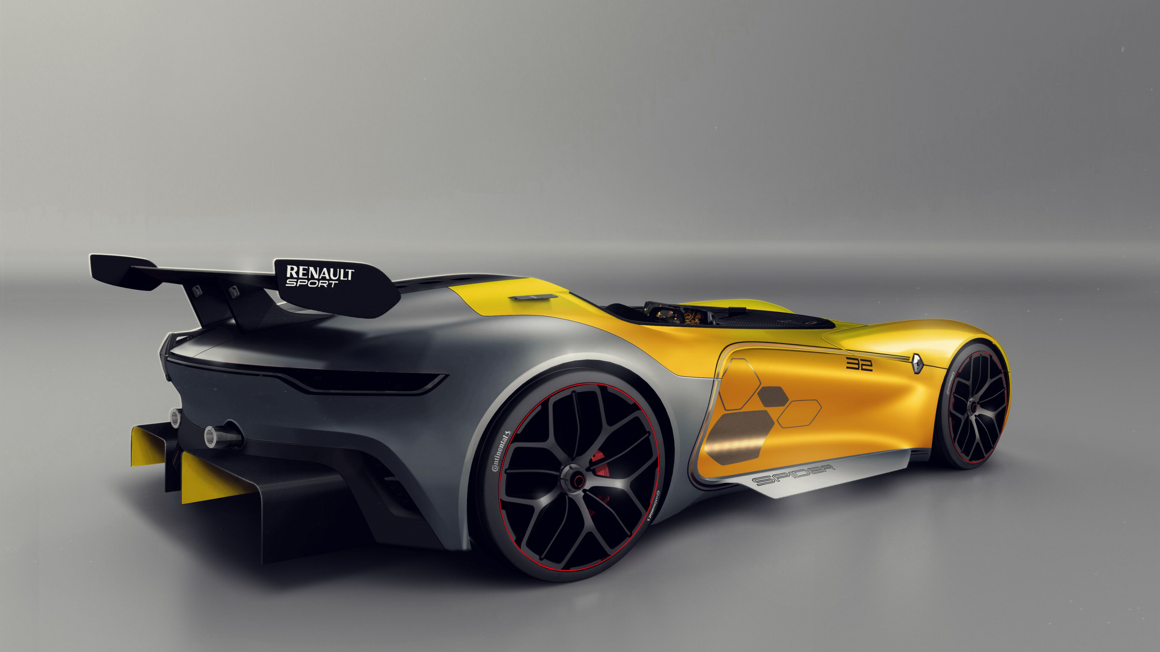 Renault: One of the most well-known brands in Europe, Sports car. 3840x2160 4K Wallpaper.