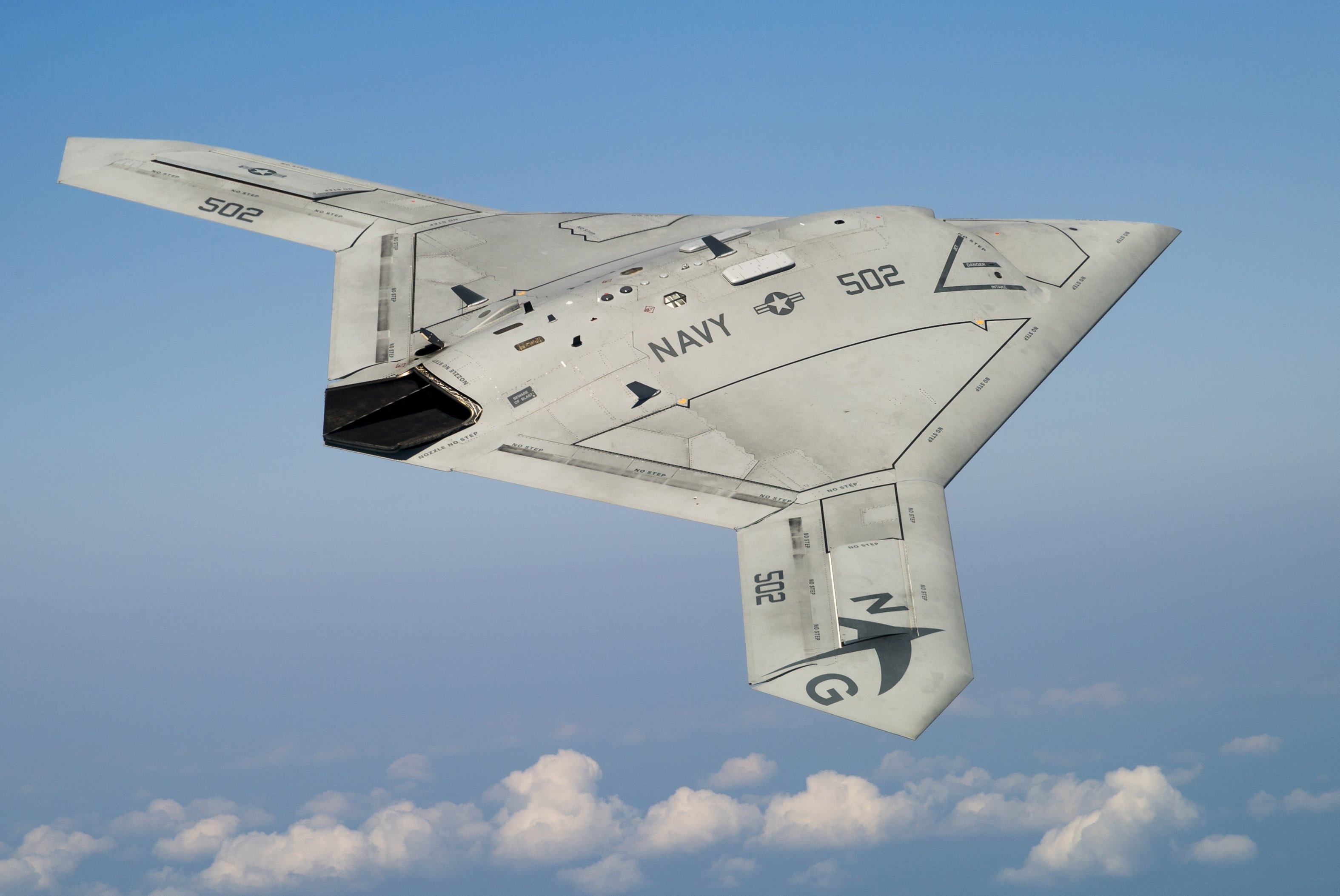 Northrop Grumman X-47B, Fighter jet concept, Drone military, 3150x2110 HD Desktop