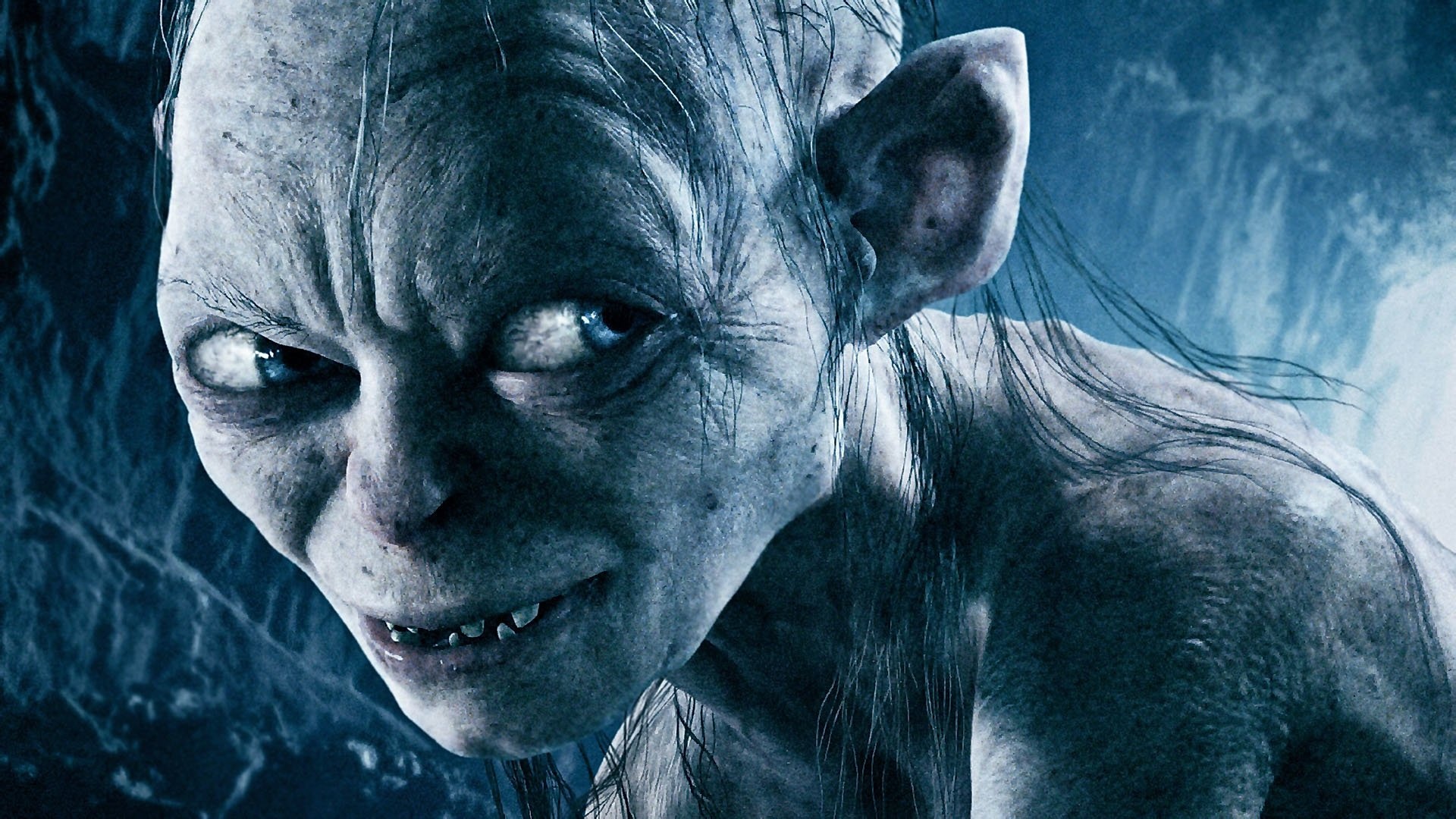 The Return of the King: Andy Serkis as Smeagol, Gollum, Fantasy. 1920x1080 Full HD Background.
