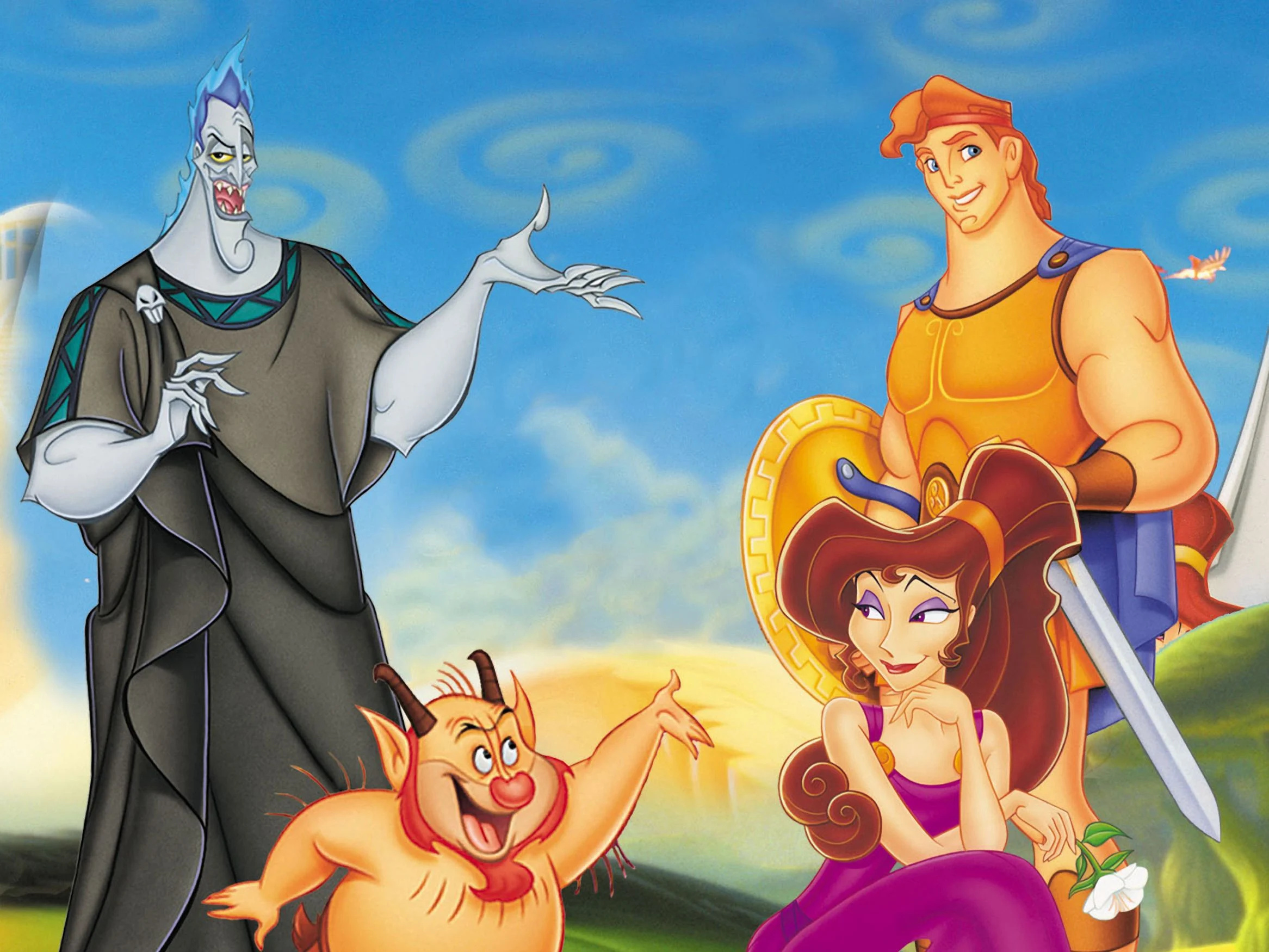 Megara Animation Hercules, Disney wallpapers, Magical love story, Female protagonist, 2340x1750 HD Desktop