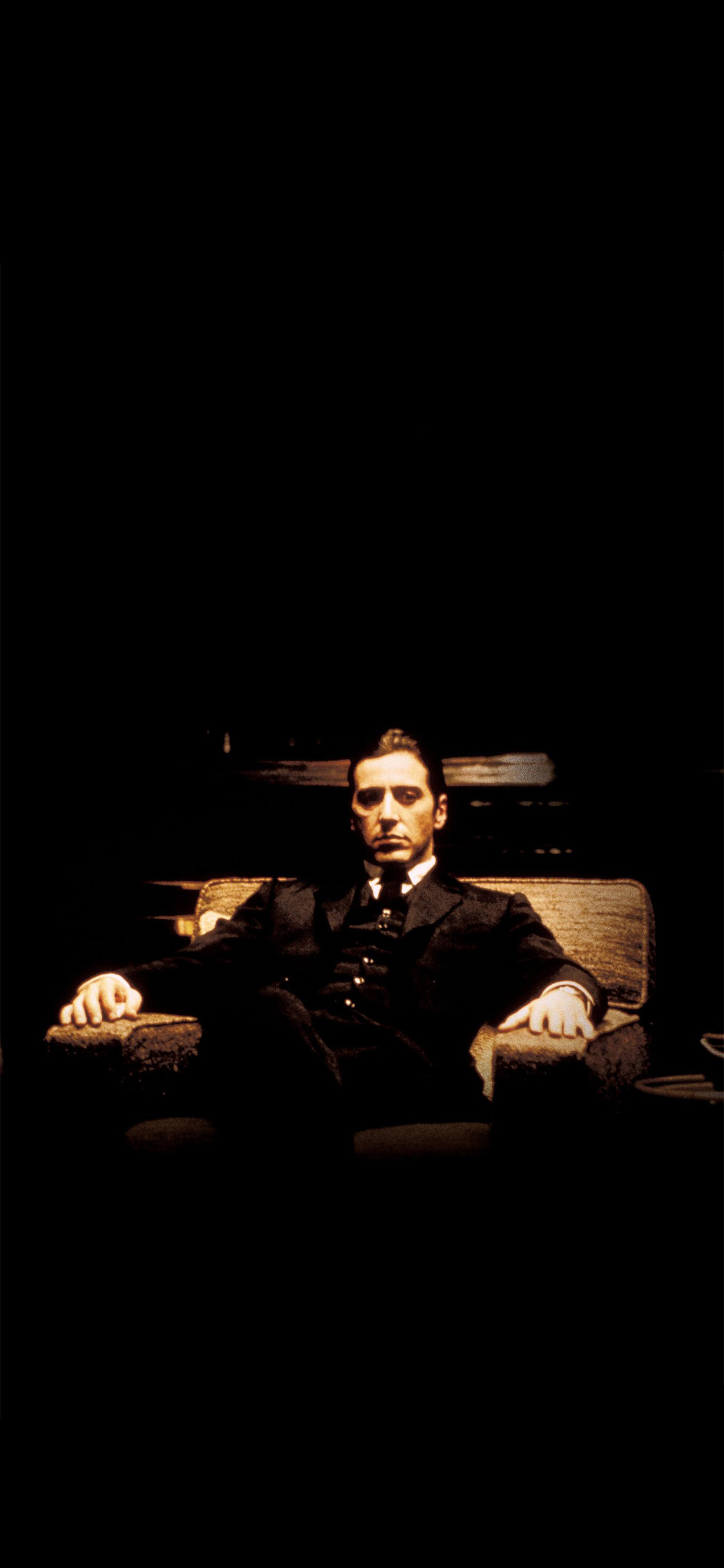 Michael Corleone, Iconic character, Mafia world, Powerful legacy, 1130x2440 HD Phone