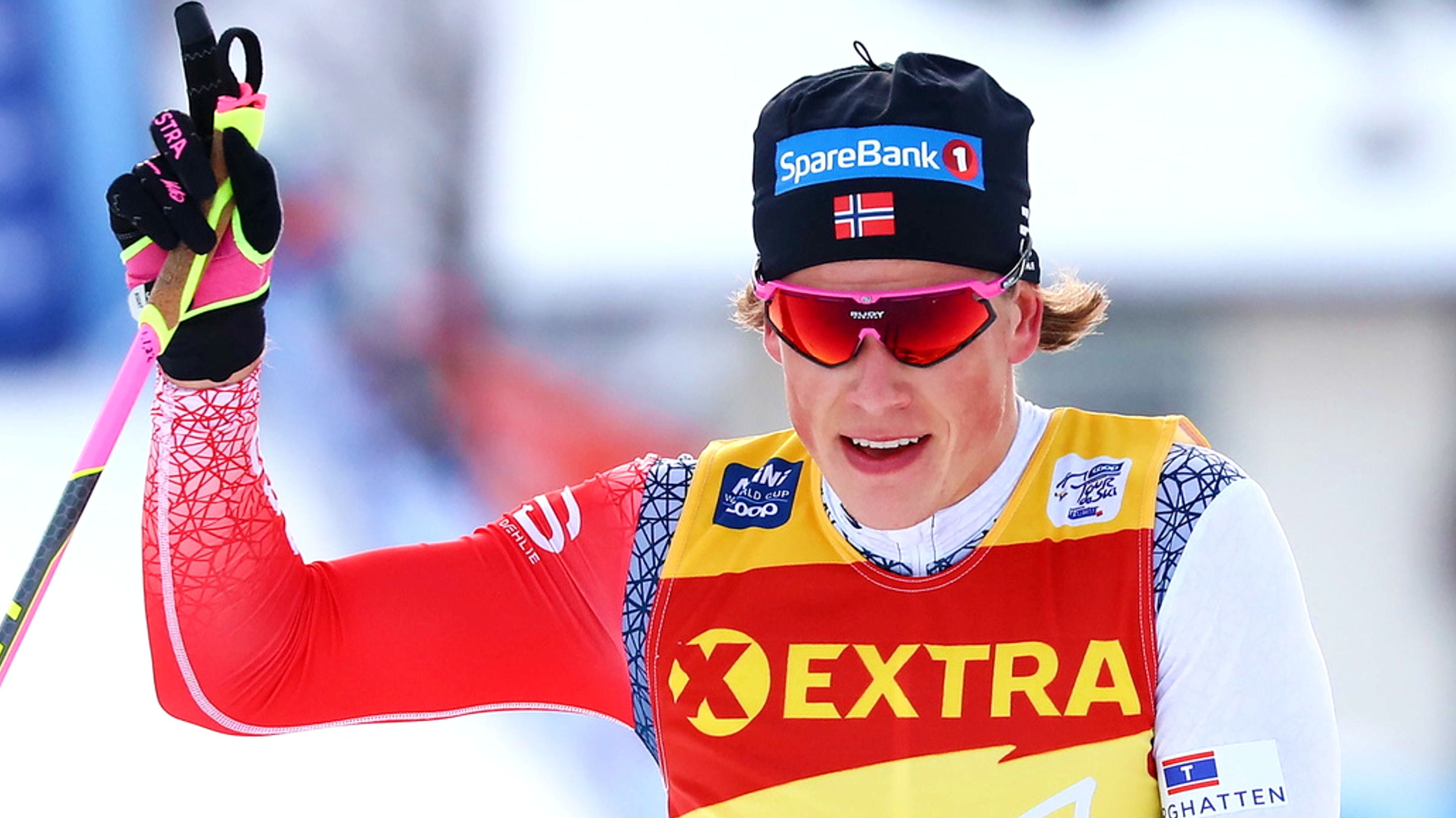 Johannes Hoesflot Klaebo, Tour de Ski triumph, Victorious performance, 3840x2160 4K Desktop