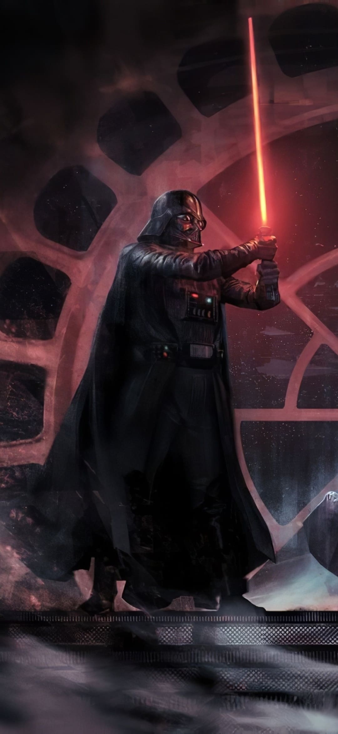 Darth Vader: Was brought to the desert planet of Tatooine to be the slave of Gardulla the Hutt. 1080x2340 HD Background.