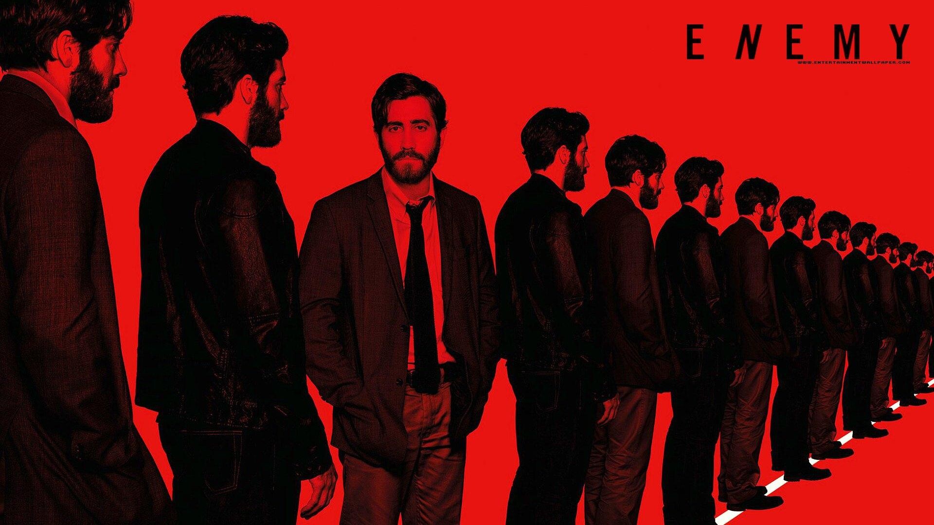 Enemy (Movie 2013): Adam Bell, A history professor, and Daniel Saint Claire, An actor, Identical appearance. 1920x1080 Full HD Background.