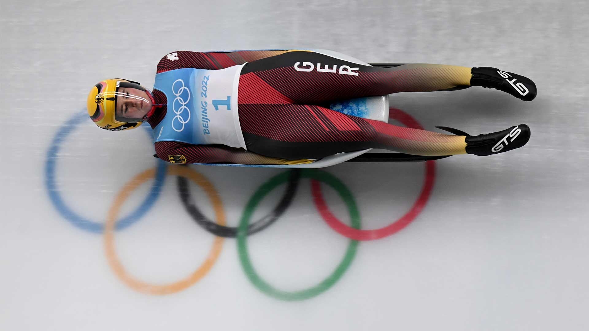 Luge: Natalie Geisenberger, A German luger, A nine-time World champion and six-time Olympic champion. 1920x1080 Full HD Background.