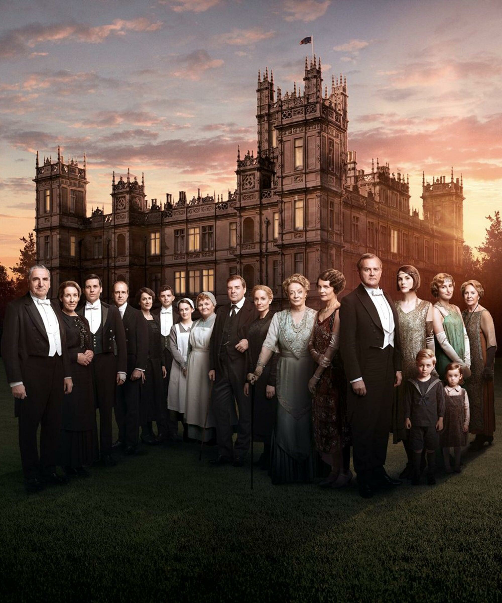 Downton Abbey: Events depicted throughout the series include news of the sinking of the Titanic. 2000x2400 HD Background.