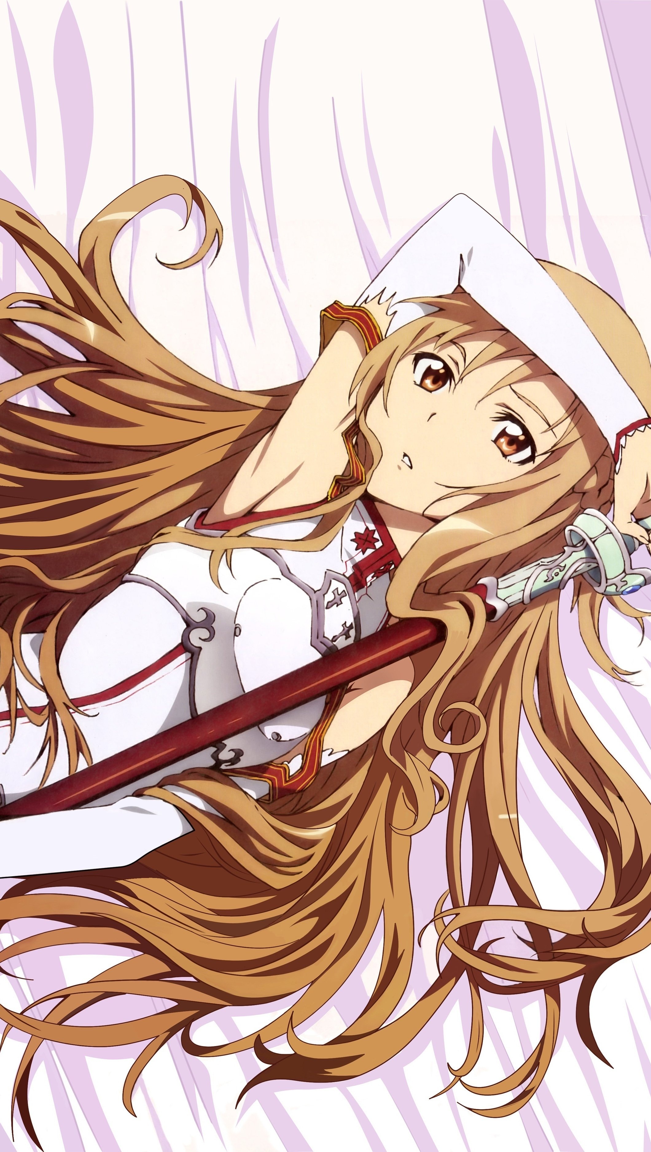 Sword Art Online, Asuna Yuuki, Anime wallpaper, ID3072, 2120x3750 HD Phone