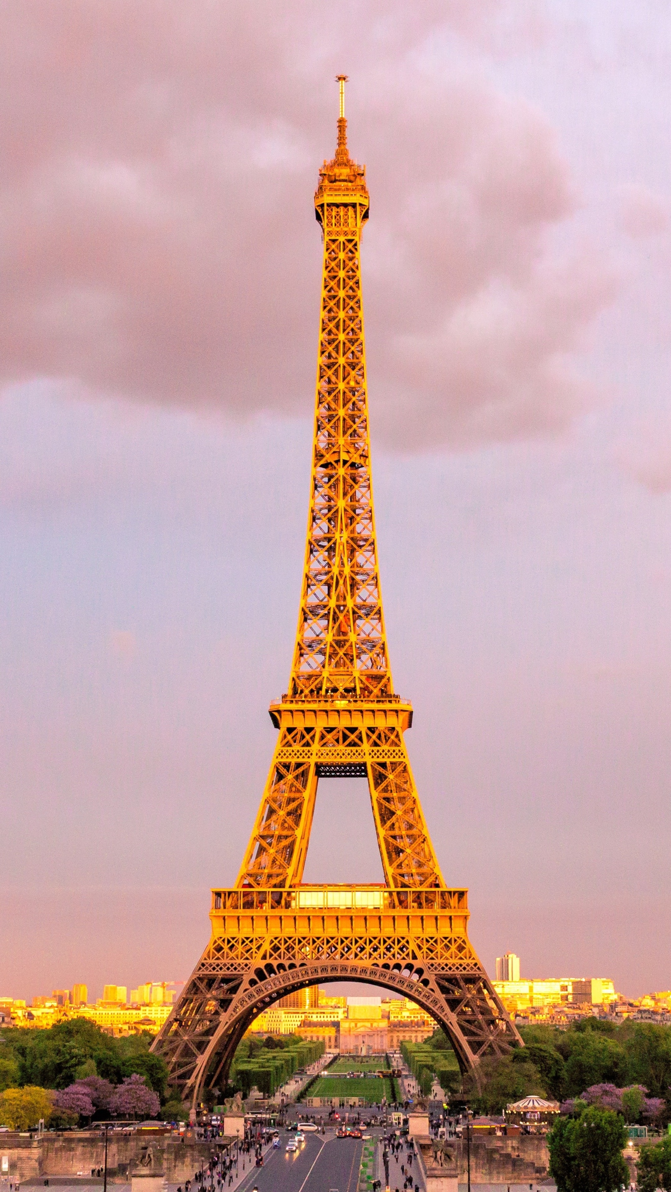 Paris: Named after the engineer Gustave Eiffel, whose company designed and built the tower. 2160x3840 4K Wallpaper.