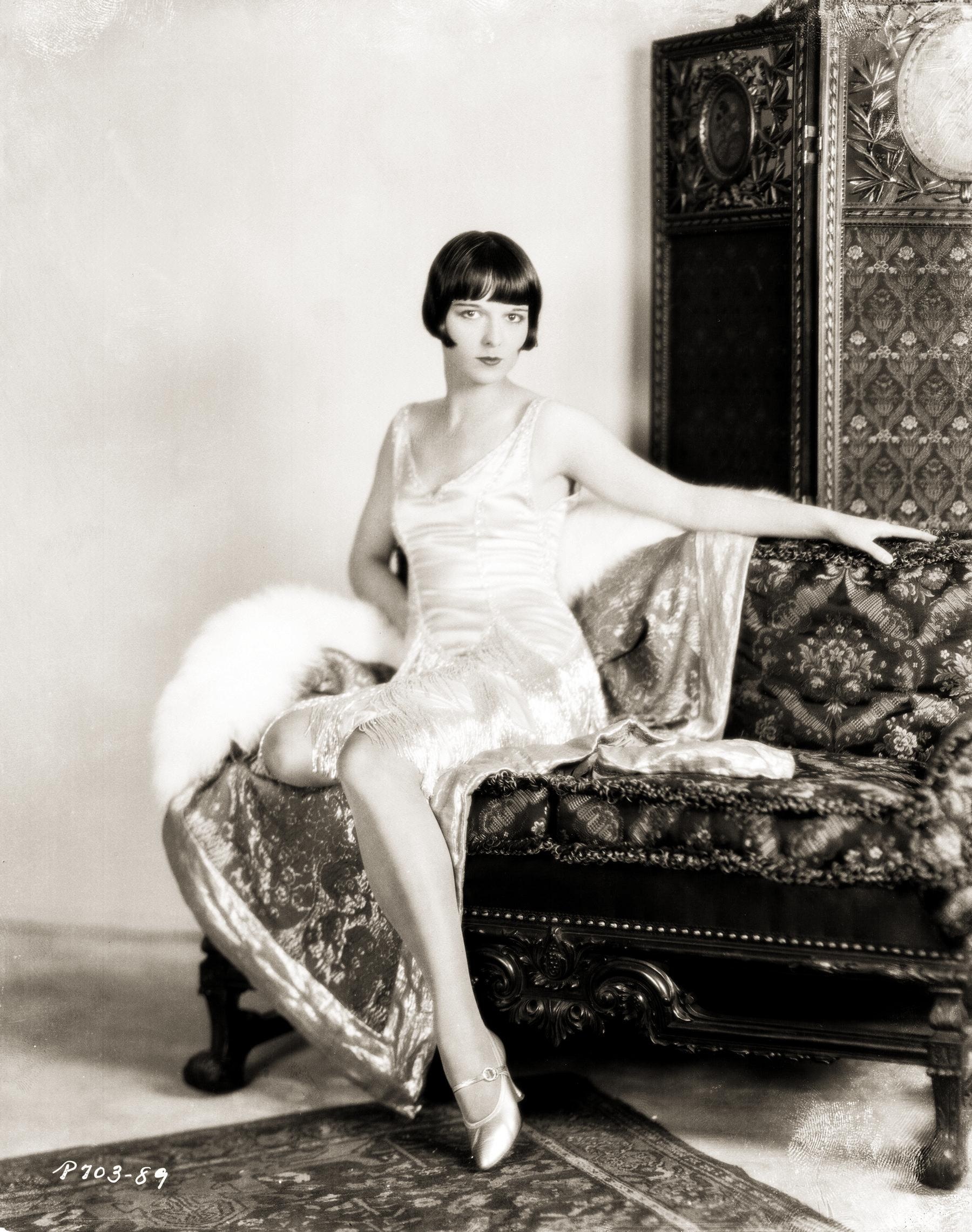 Louise Brooks, Happy Saturday, Colorized photo, Old Hollywood expert, 1800x2290 HD Phone