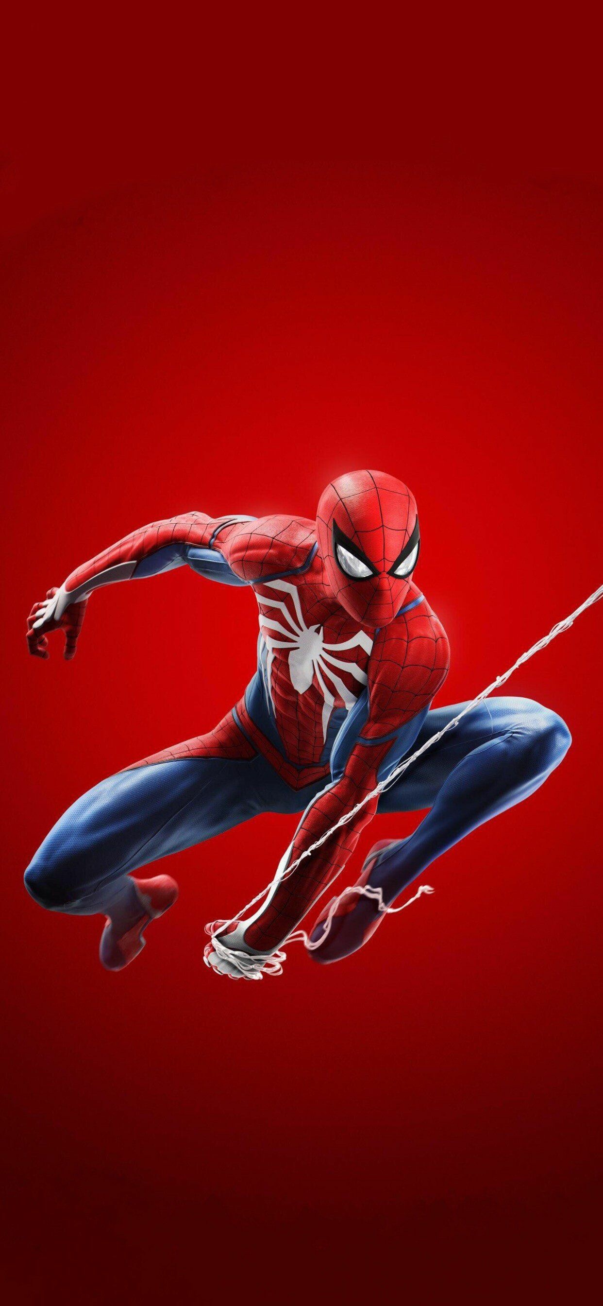 Marvel Heroes: Spider-Man, The alias of Peter Parker, an orphan raised by his Aunt May and Uncle Ben in New York City. 1250x2690 HD Wallpaper.