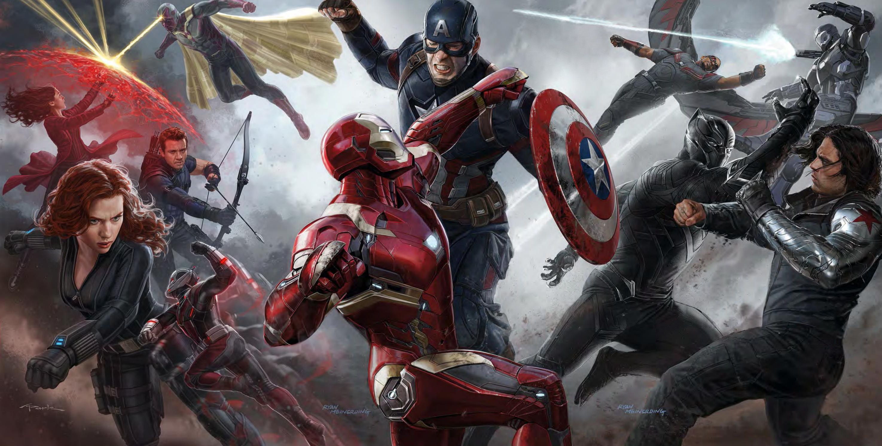 Captain America: Civil War, Marvel wallpaper, Superhero clash, Exciting film, 2950x1500 HD Desktop