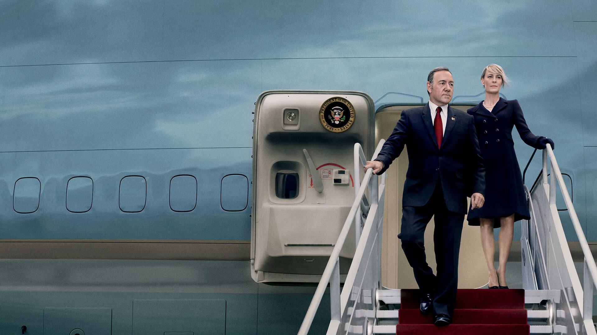 House of Cards: The sixth and final season was produced and released in 2018 without Kevin Spacey. 1920x1080 Full HD Background.