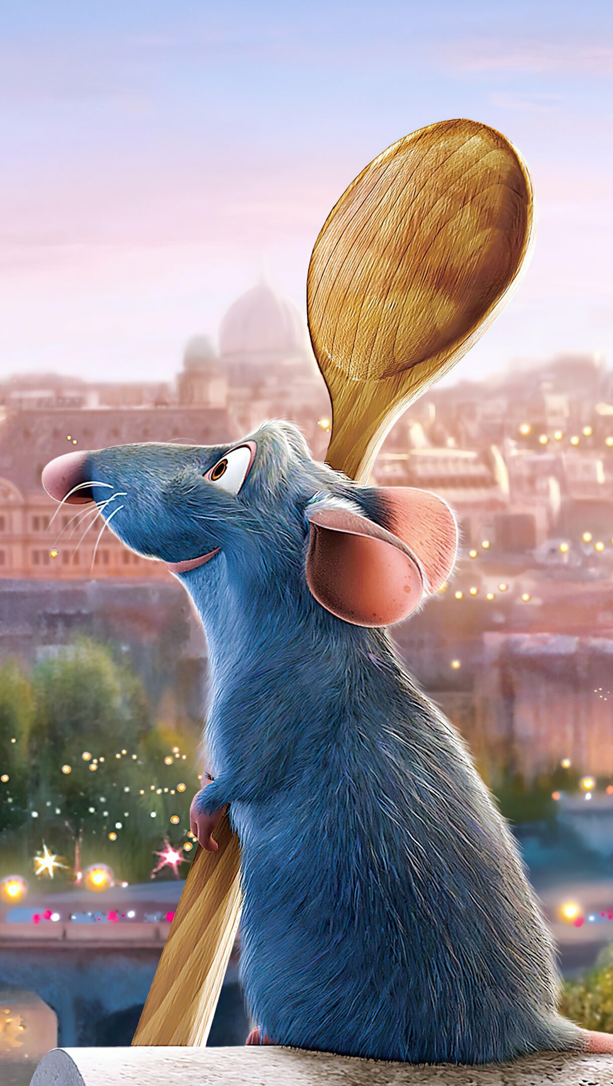 Ratatouille: The animated film from Pixar, the industry’s leading computer animation studio. 1220x2160 HD Background.