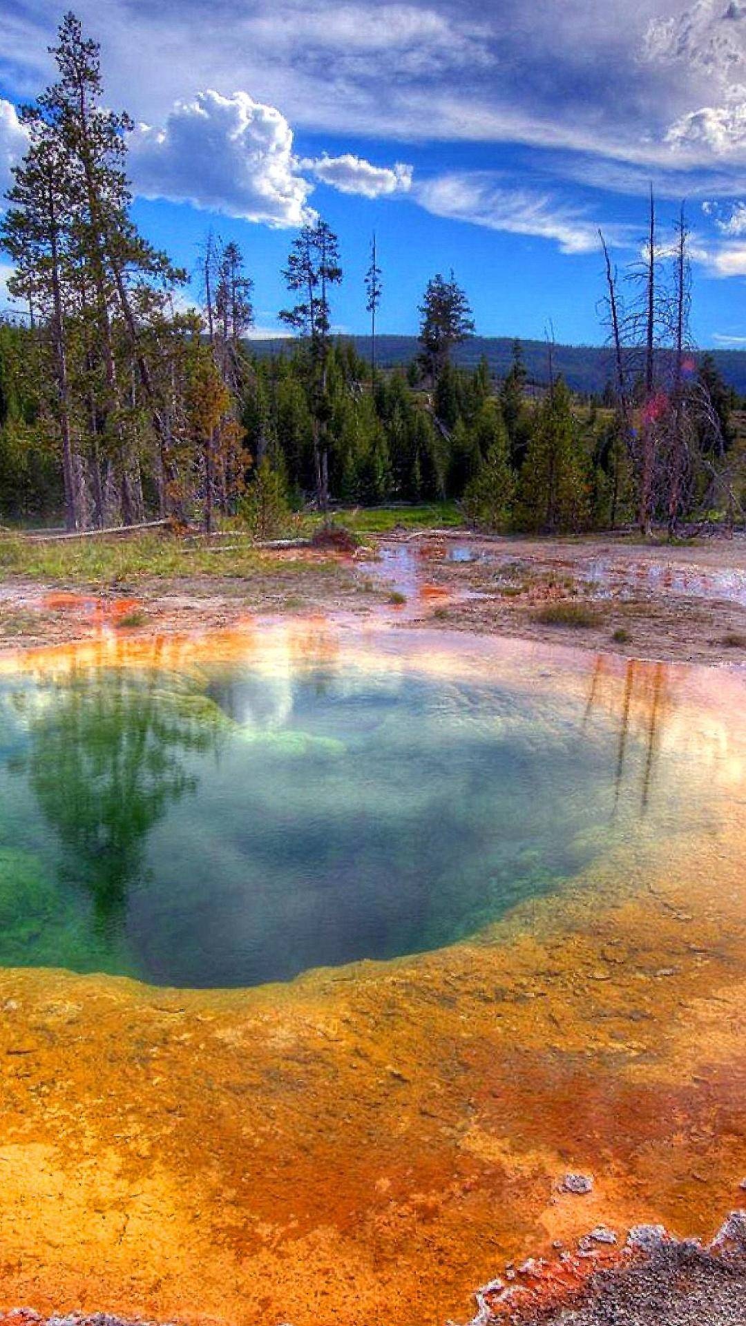 Yellowstone National Park, Nature's wonder, Android appstore, Travel inspiration, 1080x1920 Full HD Phone