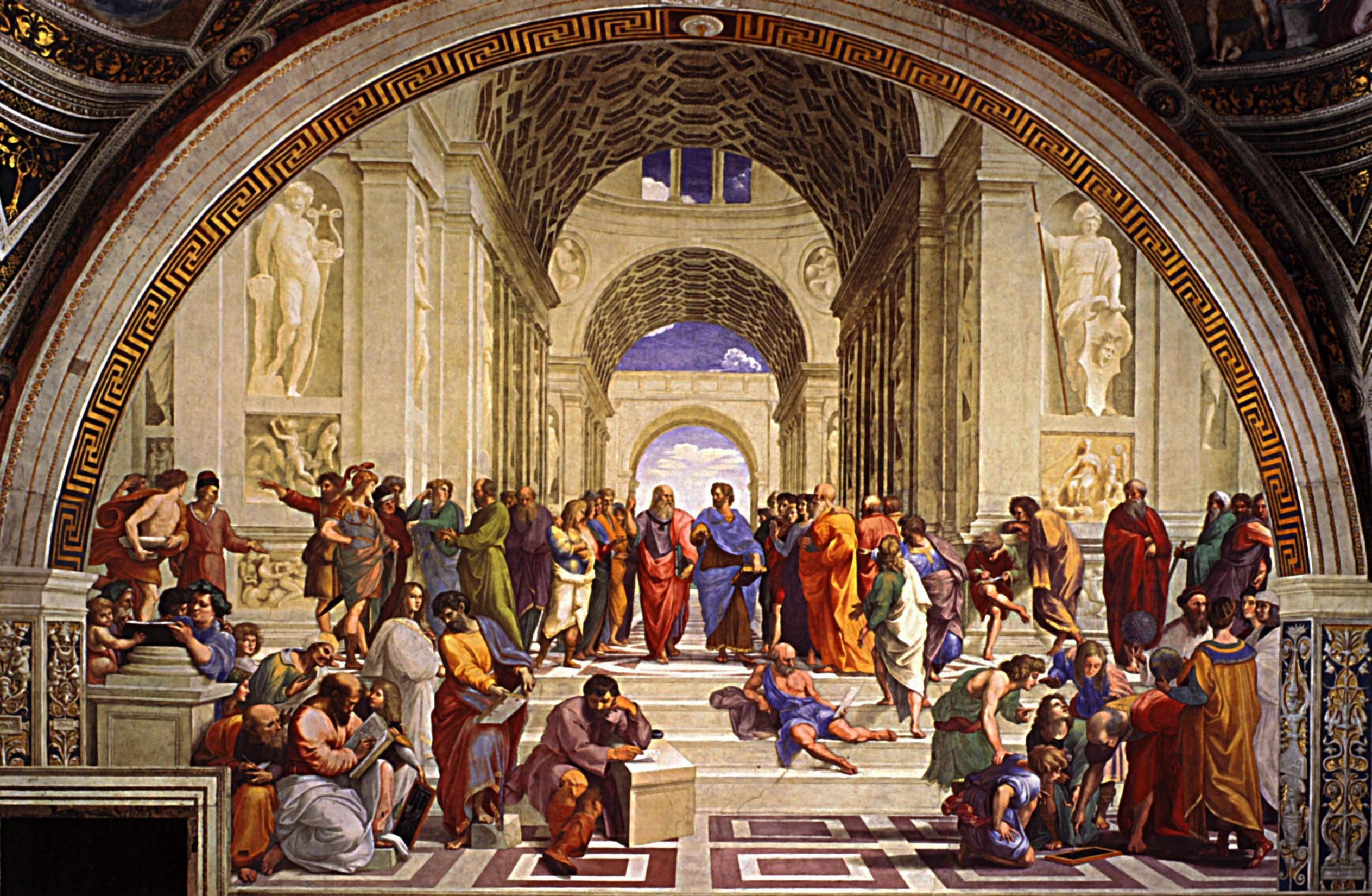 Plato, The School of Athens, Top free wallpapers, 2530x1650 HD Desktop