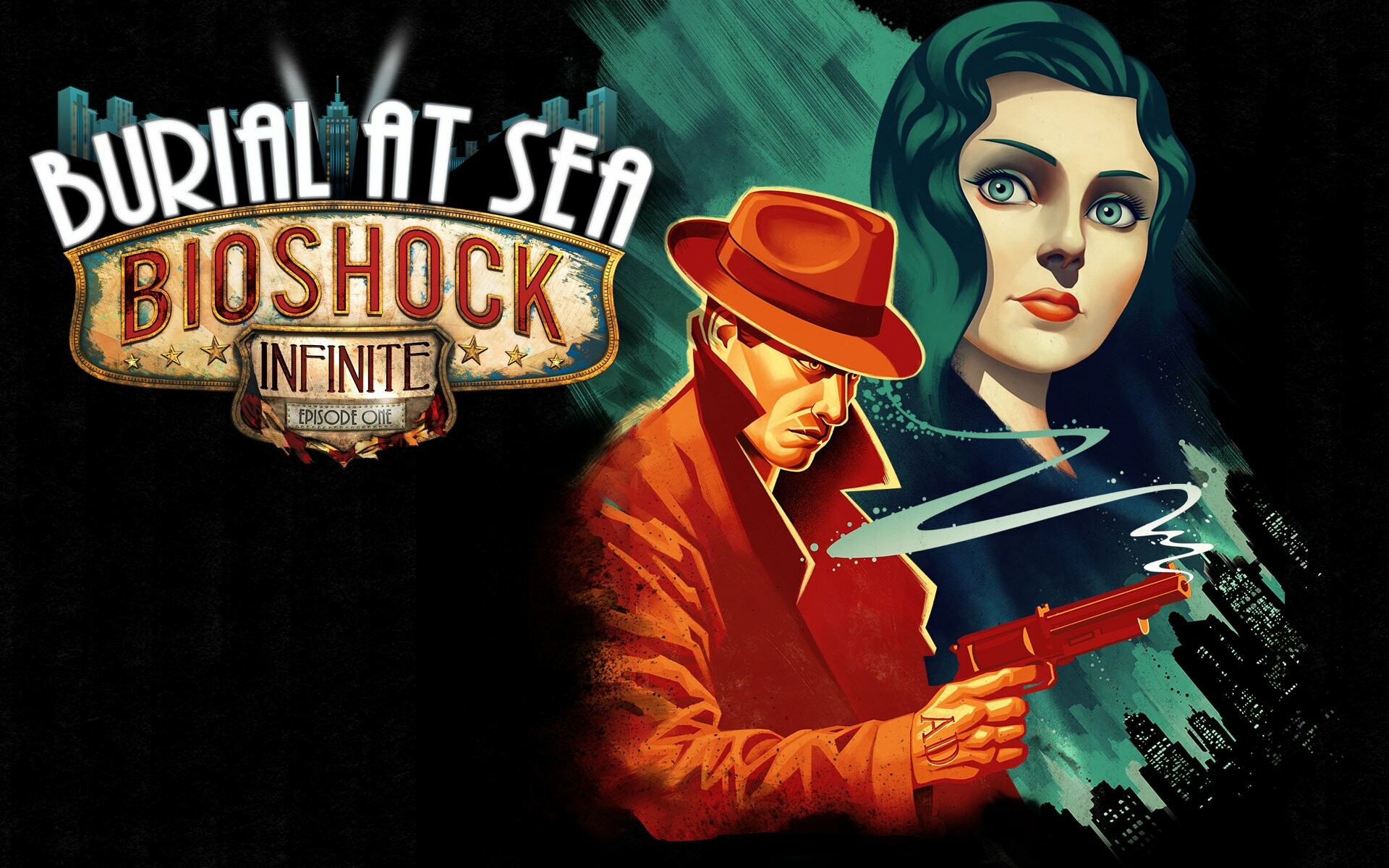 BioShock: Burial at Sea, A two-part single-player expansion to the first-person shooter, Infinite. 1920x1200 HD Wallpaper.