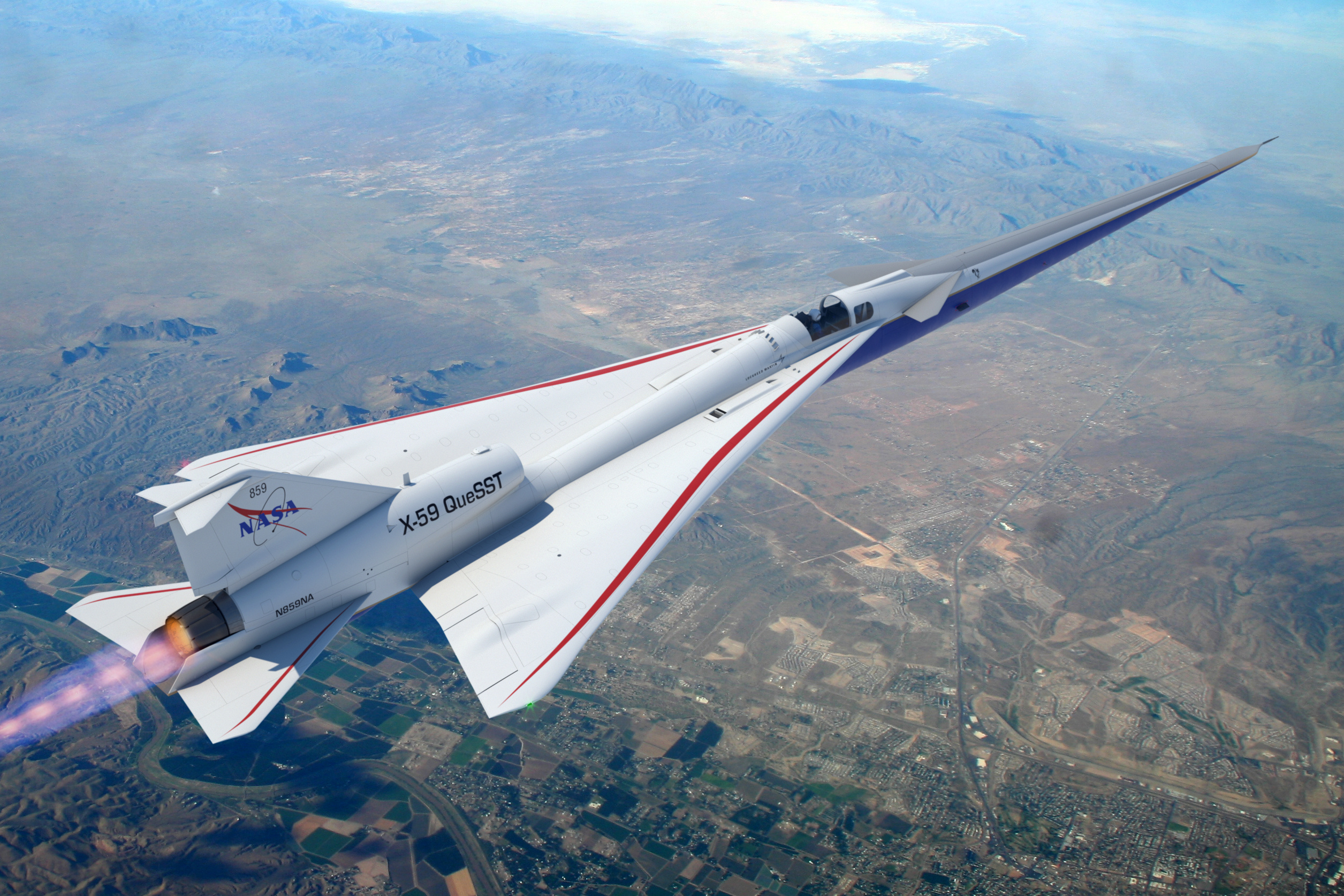 Lockheed Airplane, Quieter Supersonic, NASA X-Plane, 2520x1680 HD Desktop