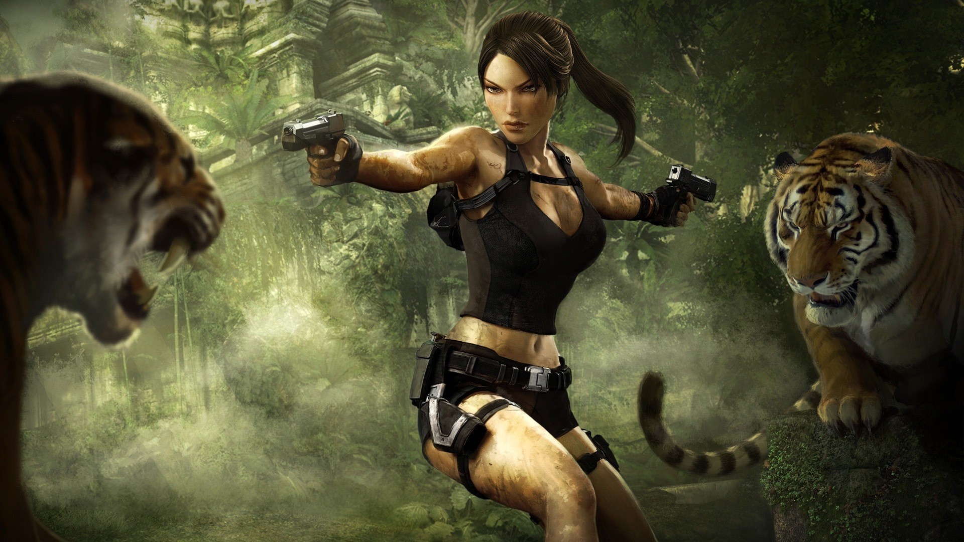 Tomb Raider wallpaper collection, Game-themed backgrounds, Action-packed visuals, Gaming universe, 1920x1080 Full HD Desktop