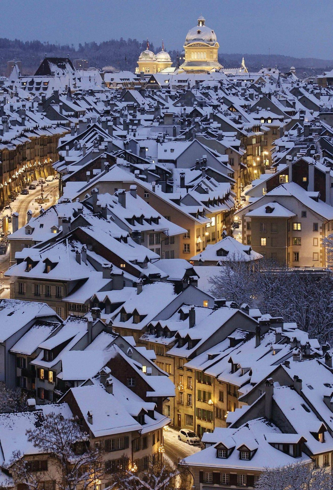 Bern cityscape, Switzerland HD wallpaper, Urban beauty, 1310x1930 HD Phone