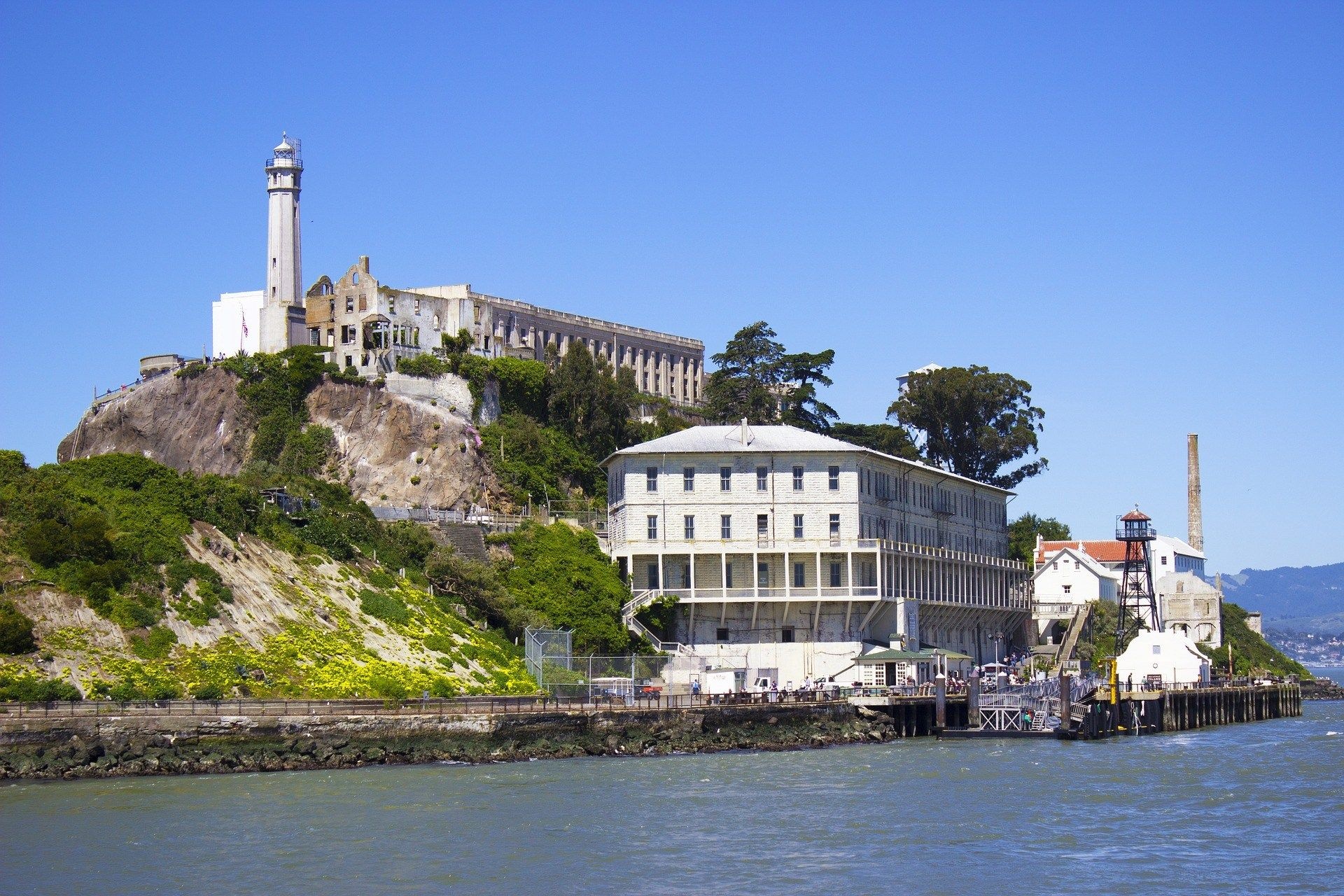 Erforschung der Geschichte von Alcatraz Island, 1920x1280 HD Desktop