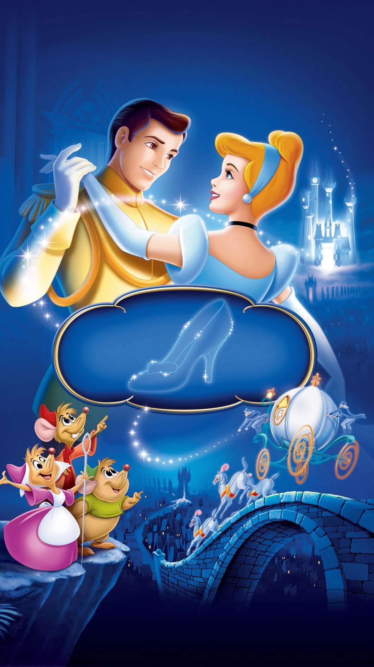 Cinderella, Disney, Backgrounds, Cinderella, 1280x2270 HD Phone