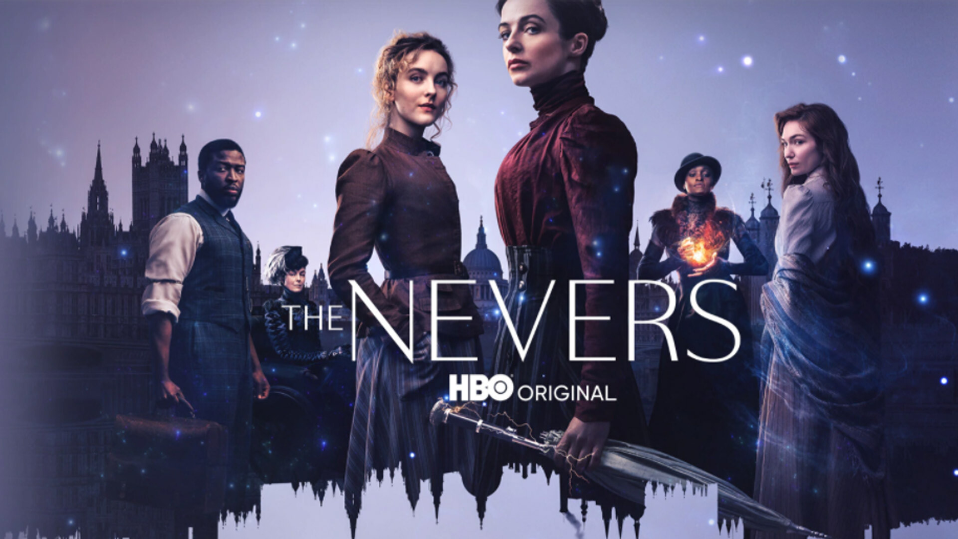 The Nevers: HBO original series, Laura Donnelly was the first actress to join the series in April 2019. 1920x1080 Full HD Background.