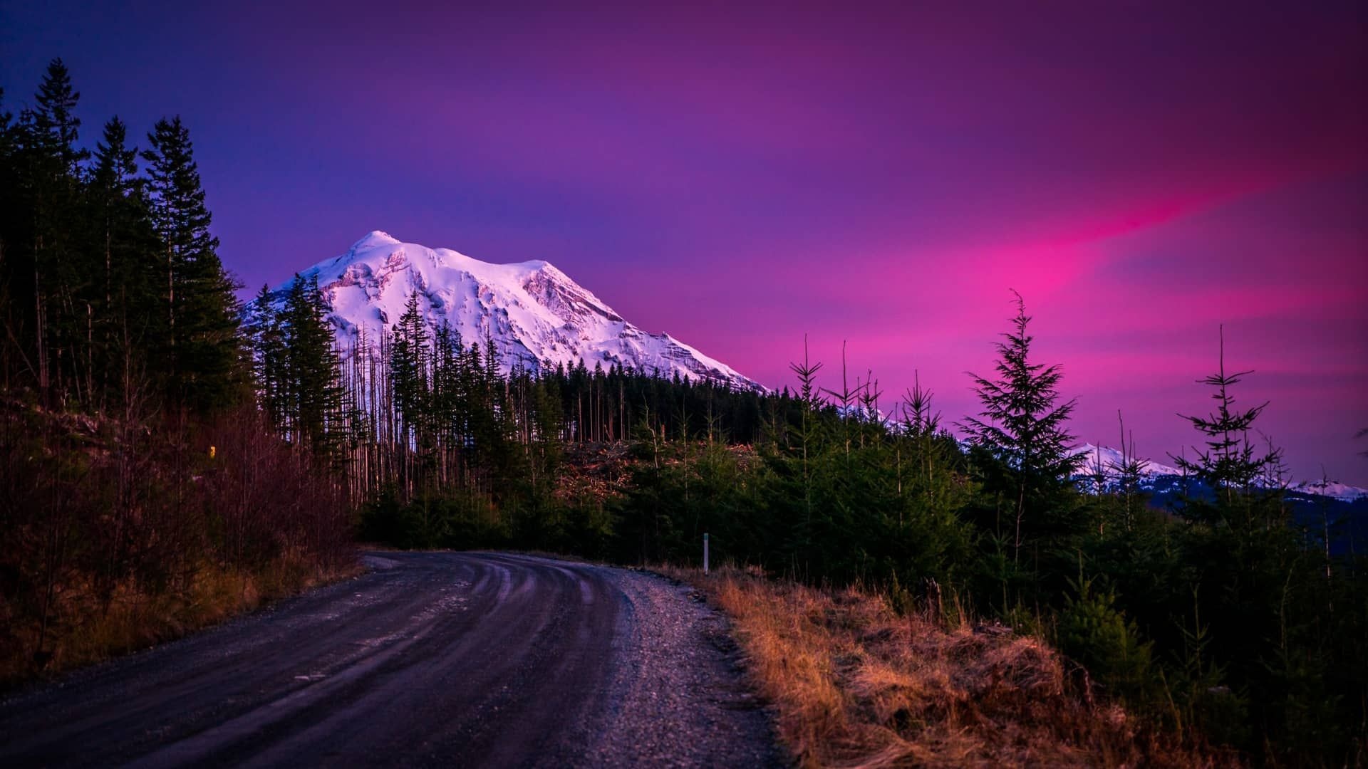 Mount Rainier, 4K beauty, Majestic landscapes, Nature's masterpiece, 1920x1080 Full HD Desktop