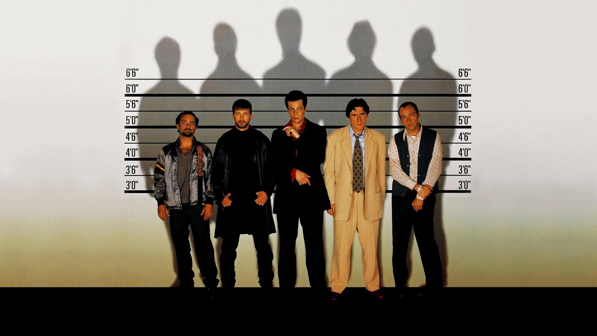 The Usual Suspects: Kevin Spacey won the Academy Award for Best Supporting Actor for his performance in this film. 1920x1080 Full HD Background.