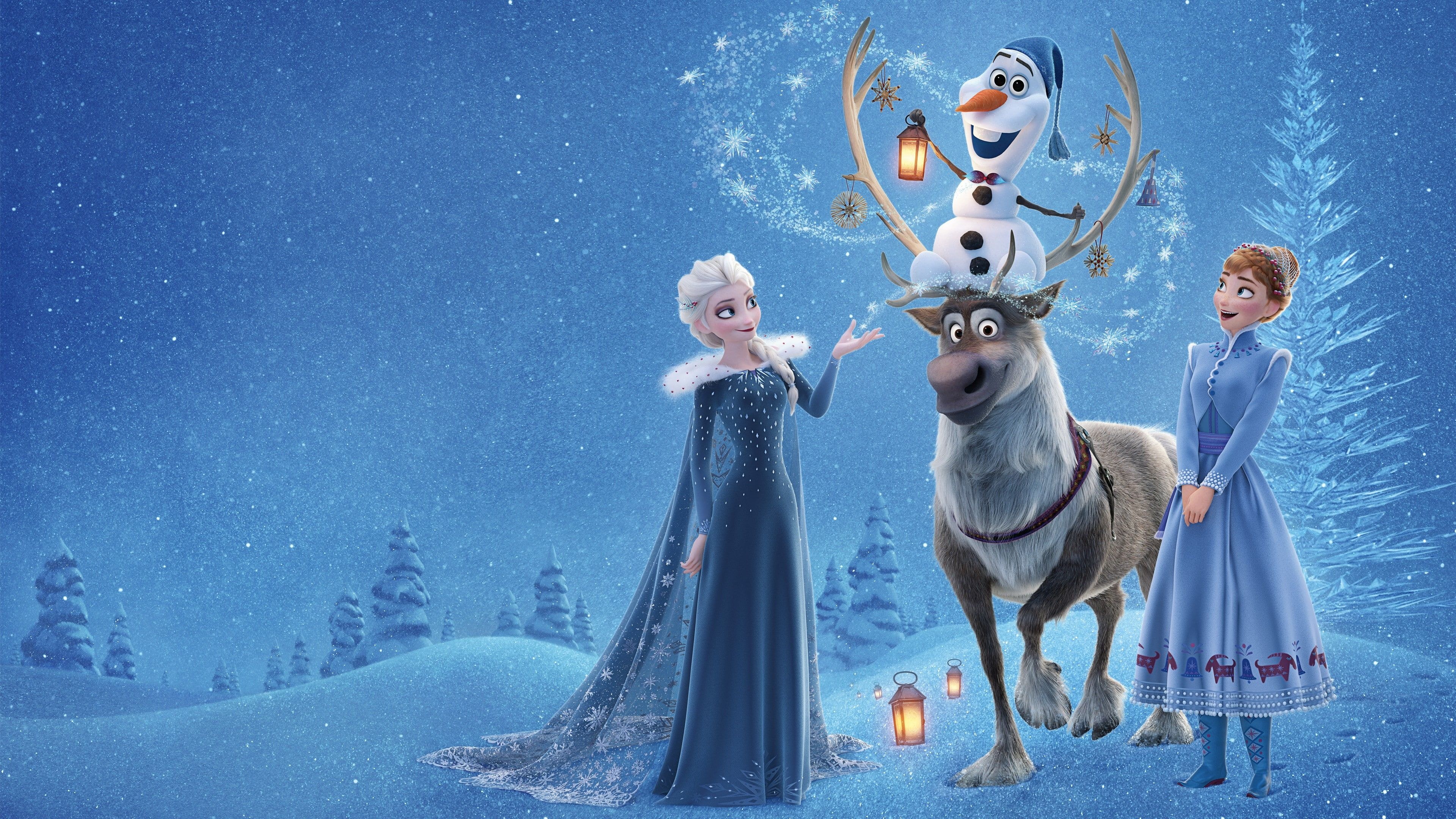Sven, Disney Frozen graphics, Olafs Frozen Adventure, 3840x2160 4K Desktop
