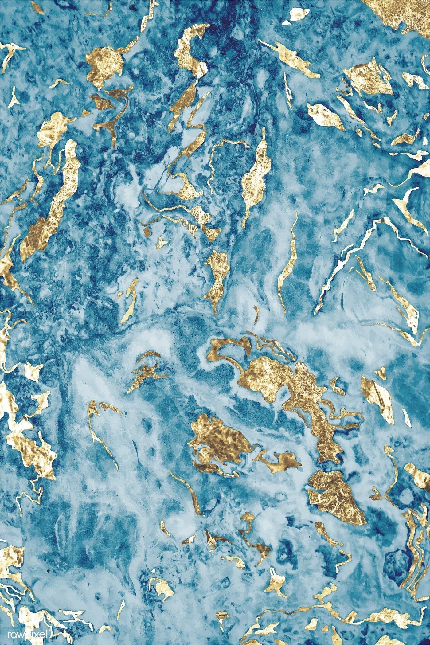 Download free vector, Blue and gold, Gold marble textured, Blue and gold, 1400x2100 HD Phone