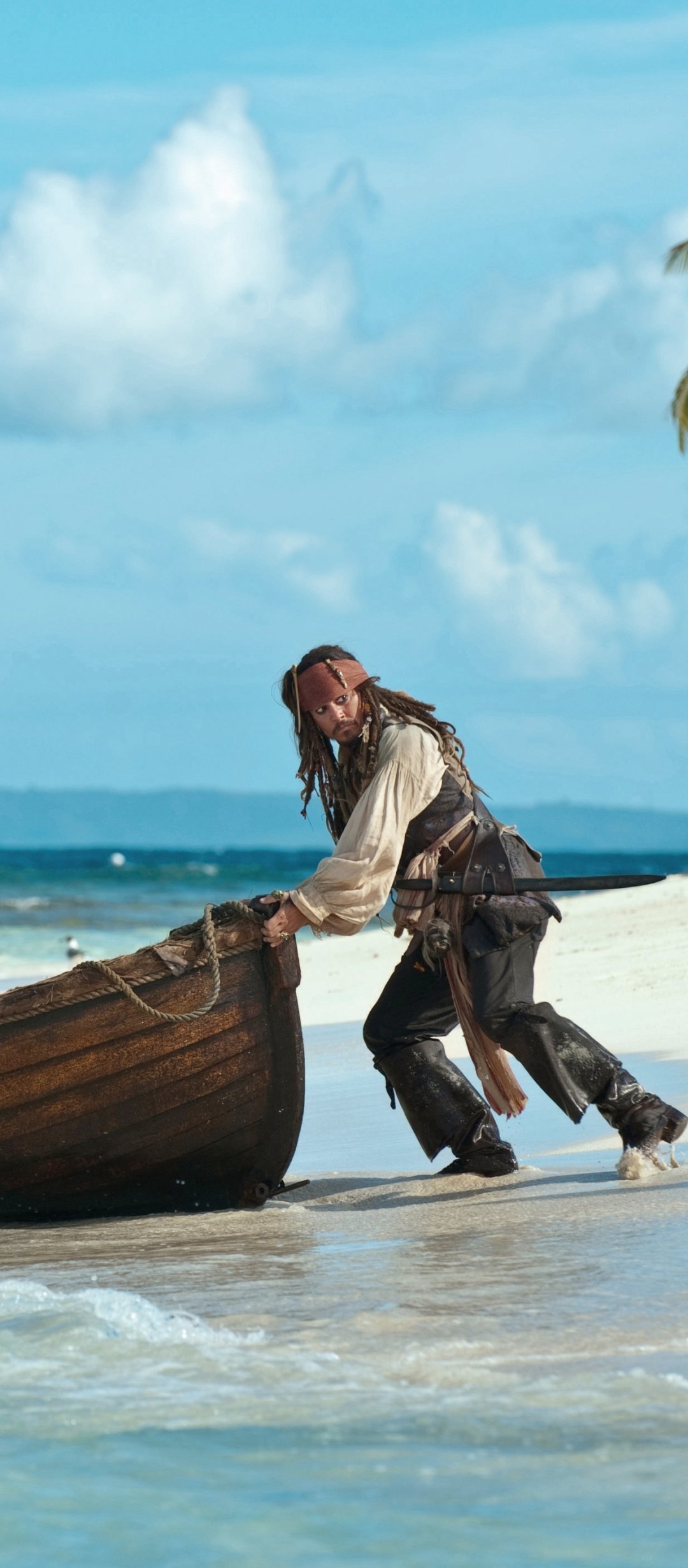 Pirates of the Caribbean: One of Disney's biggest long-shots, First premiered in 2003. 1080x2460 HD Wallpaper.