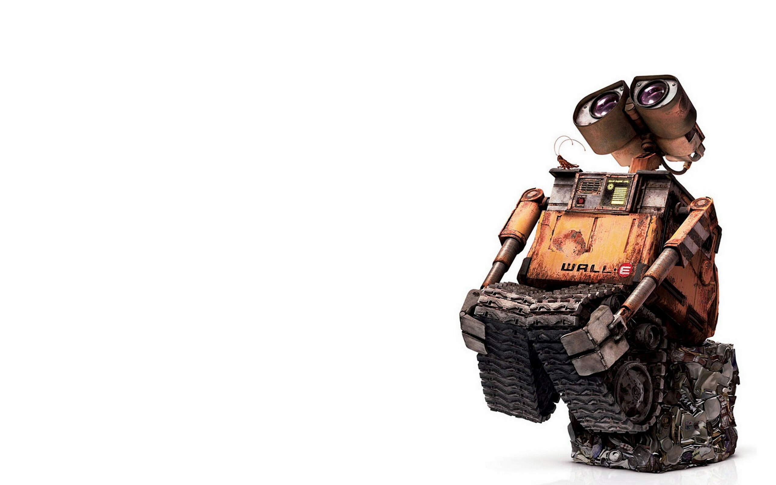 WALL·E: It was the most complex Pixar production since Monsters, Inc. because of the world and the history that had to be conveyed. 2560x1600 HD Background.