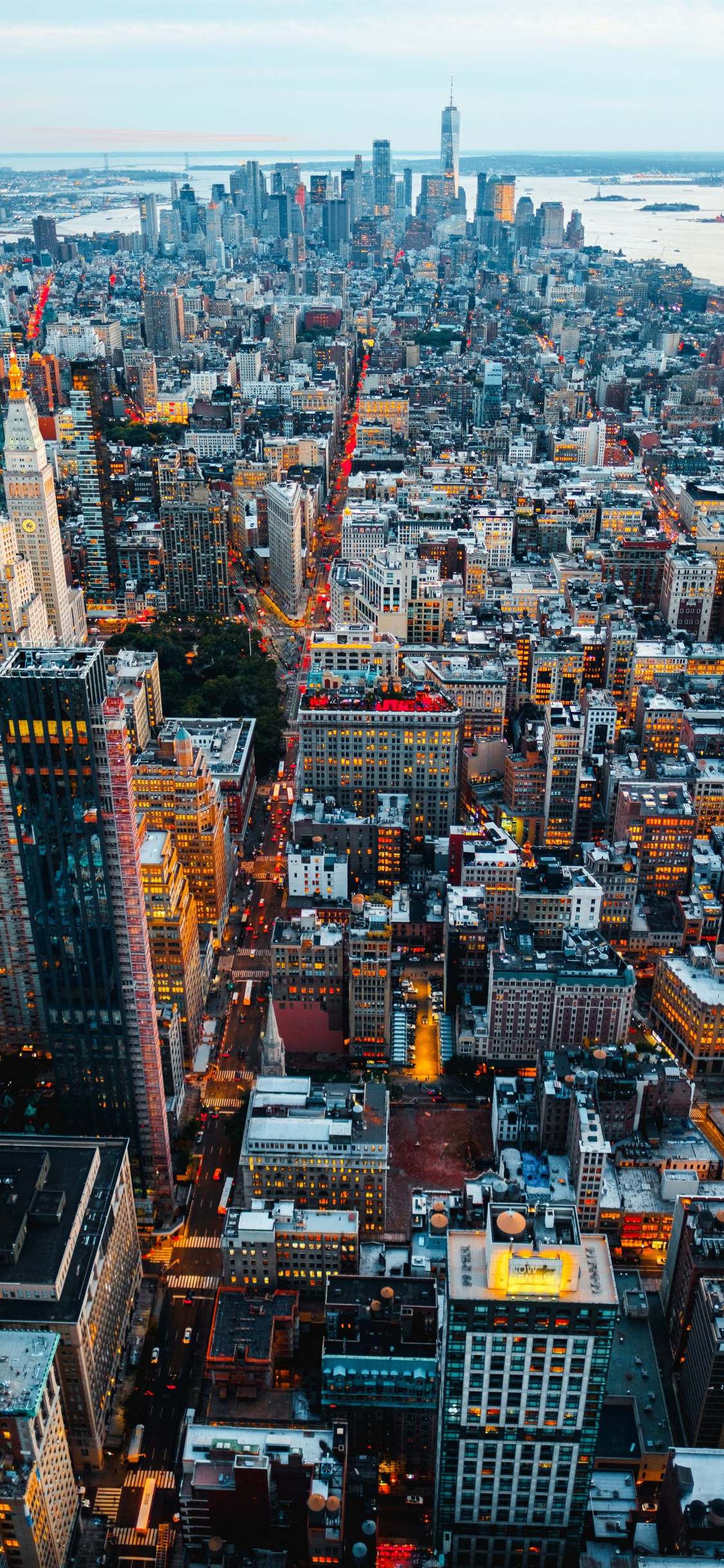 Manhattan (Travels), Cityscape skyscrapers, Manhattan wallpaper, HD image background, 1130x2440 HD Phone