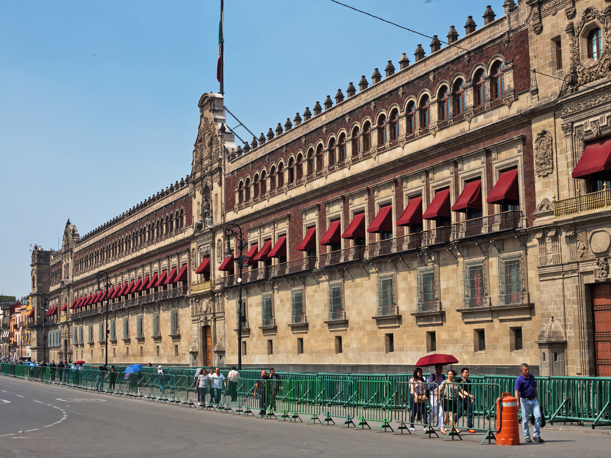 Zocalo (Constitution Square), Palacio Nacional, Cuauhtmoc, Mexico City attractions, 2050x1540 HD Desktop