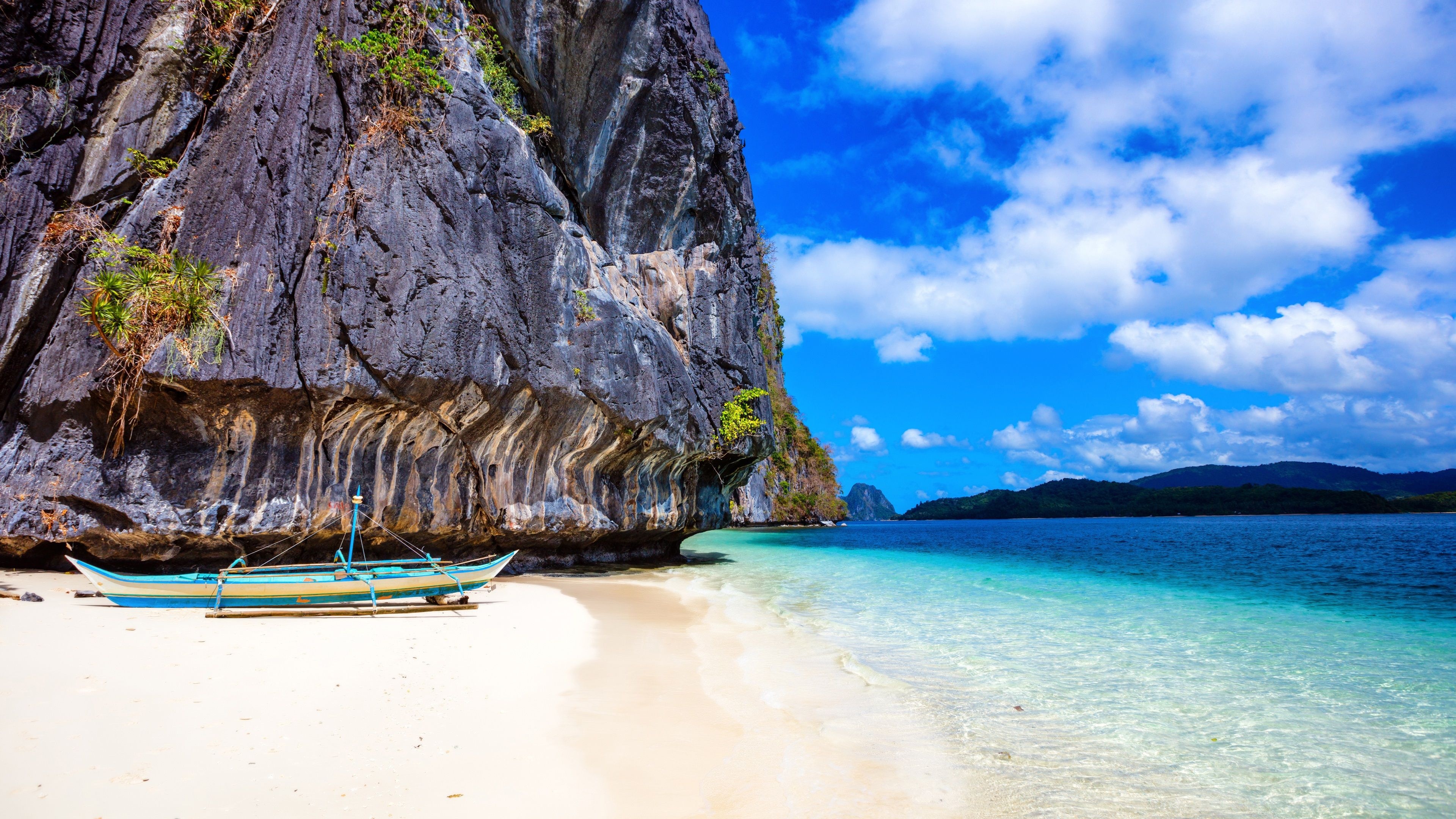 Philippine beaches, Beautiful wallpapers, 3840x2160 4K Desktop