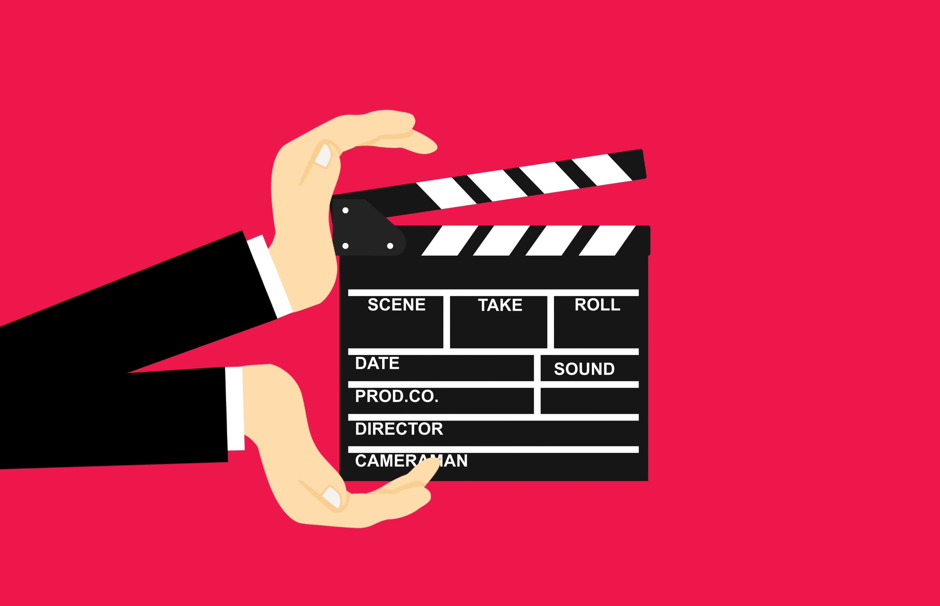 Clapperboard essentials, Cinematic tools of the trade, Hollywood production, Film industry icons, 3100x2000 HD Desktop