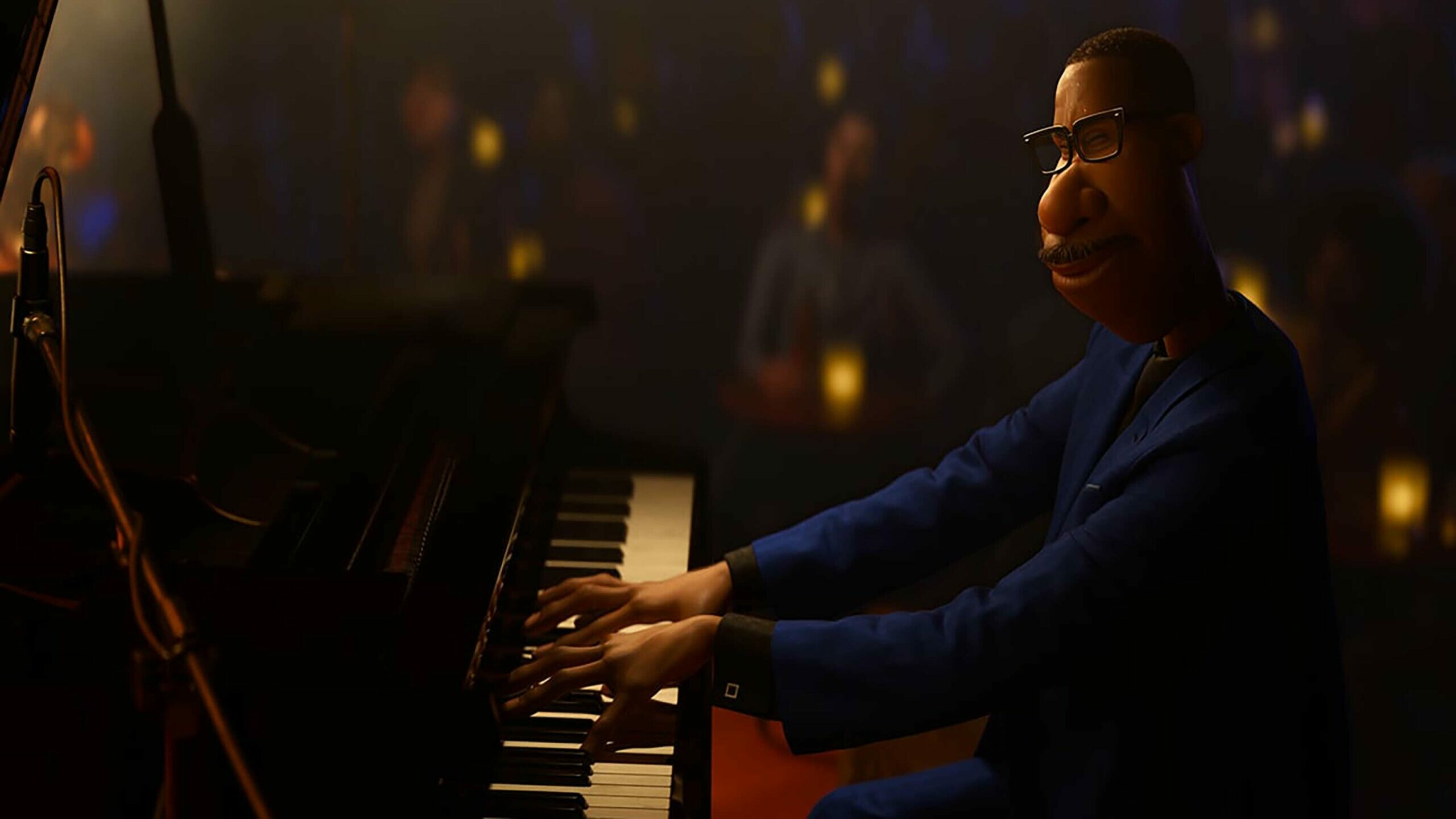 Soul (Pixar): Disney, Pixar, Jamie Foxx as Joe Gardner, a jazz pianist and music teacher. 2560x1440 HD Wallpaper.