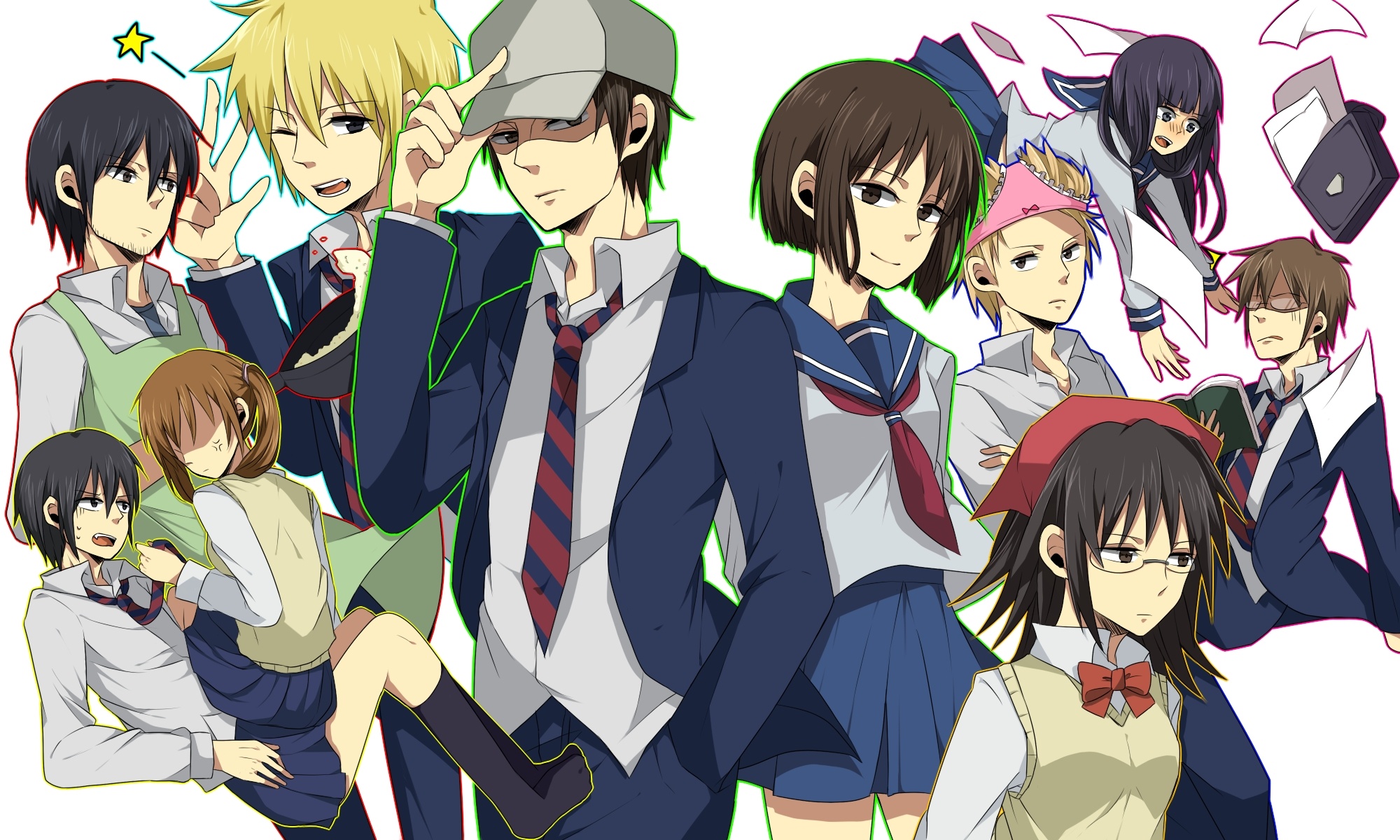 High school boys, Anime daily life, Zoey cunningham, Wallpaper, 2000x1200 HD Desktop