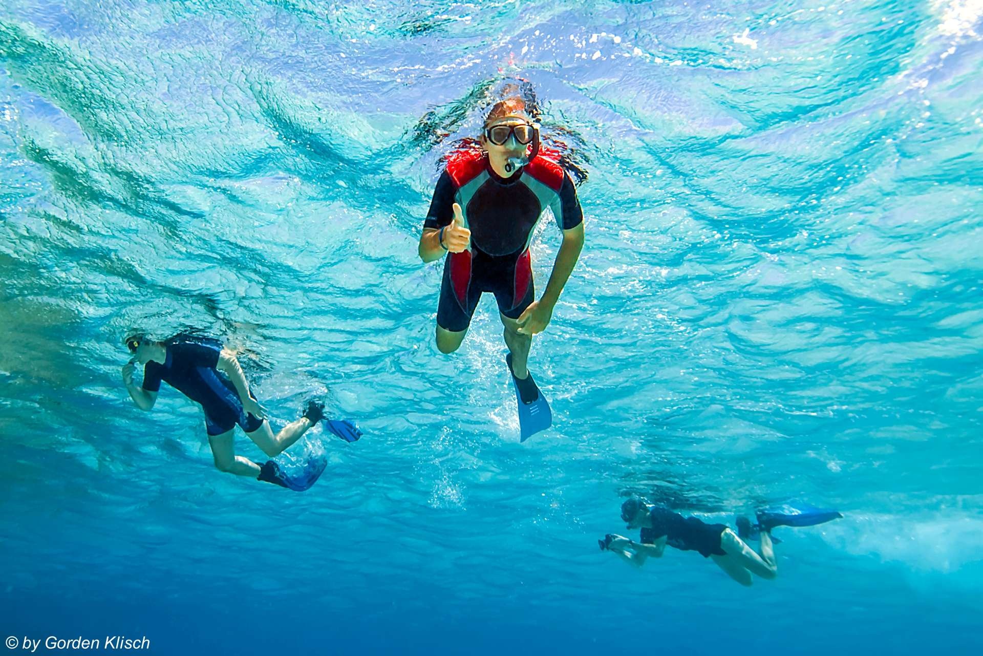 Snorkeling: Malta, Gozo, Comino, Divers, Temperate sea, Translucent water, Aquatic environments. 1920x1290 HD Background.