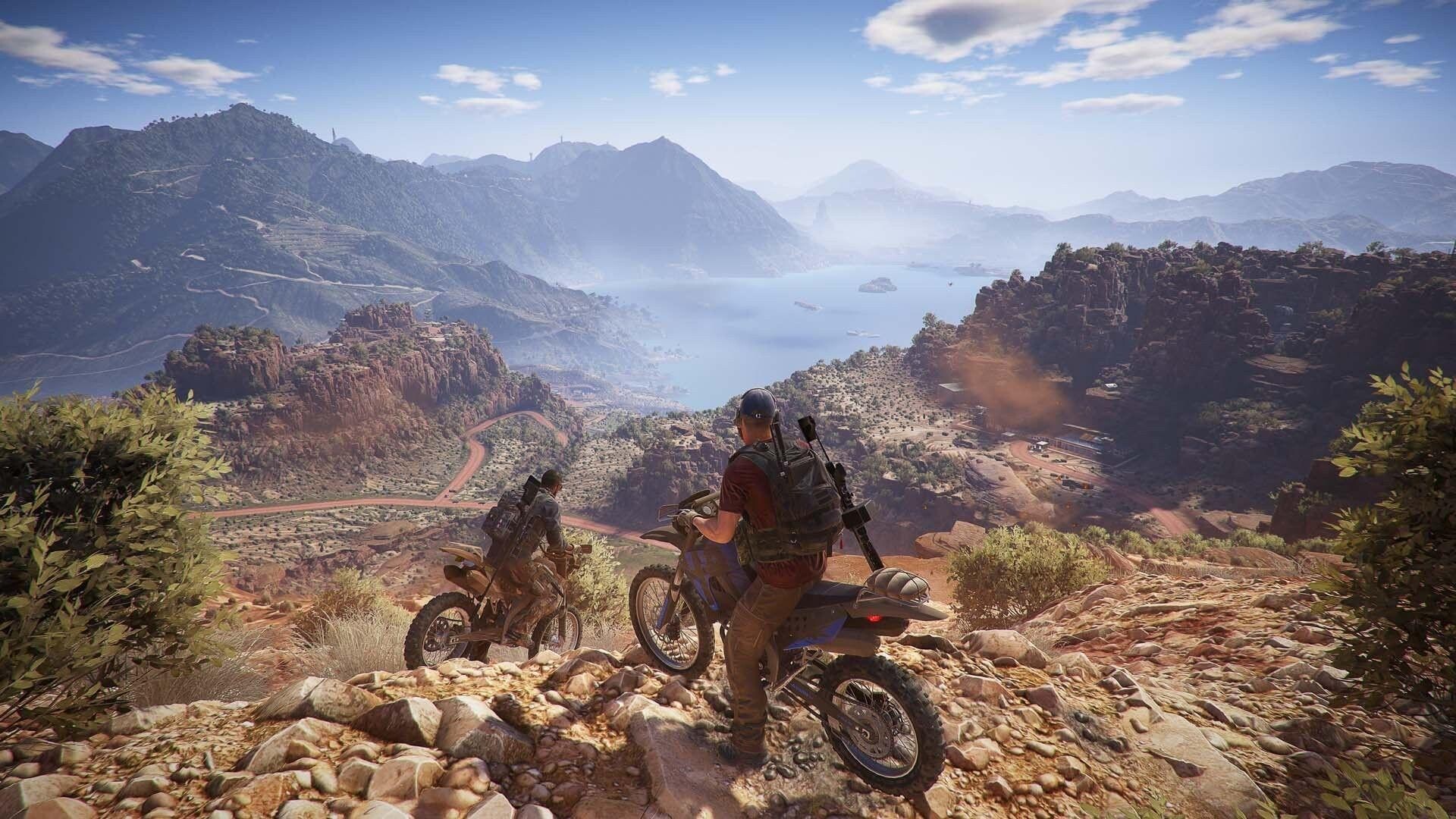 Ghost Recon: Wildlands: A video game by Ubisoft that introduces a dynamic weather system as well as a day-night cycle. 1920x1080 Full HD Background.