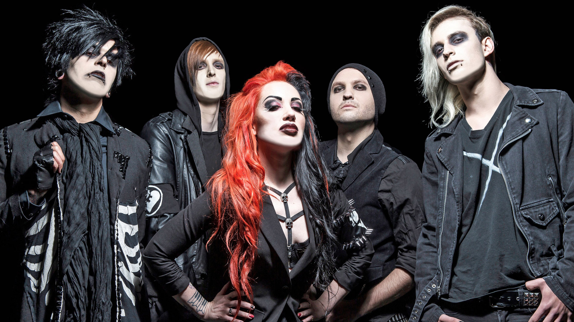 New Years Day, Ashley Costello, Ladies of metal inspiration, New Years Day band, 1920x1080 Full HD Desktop